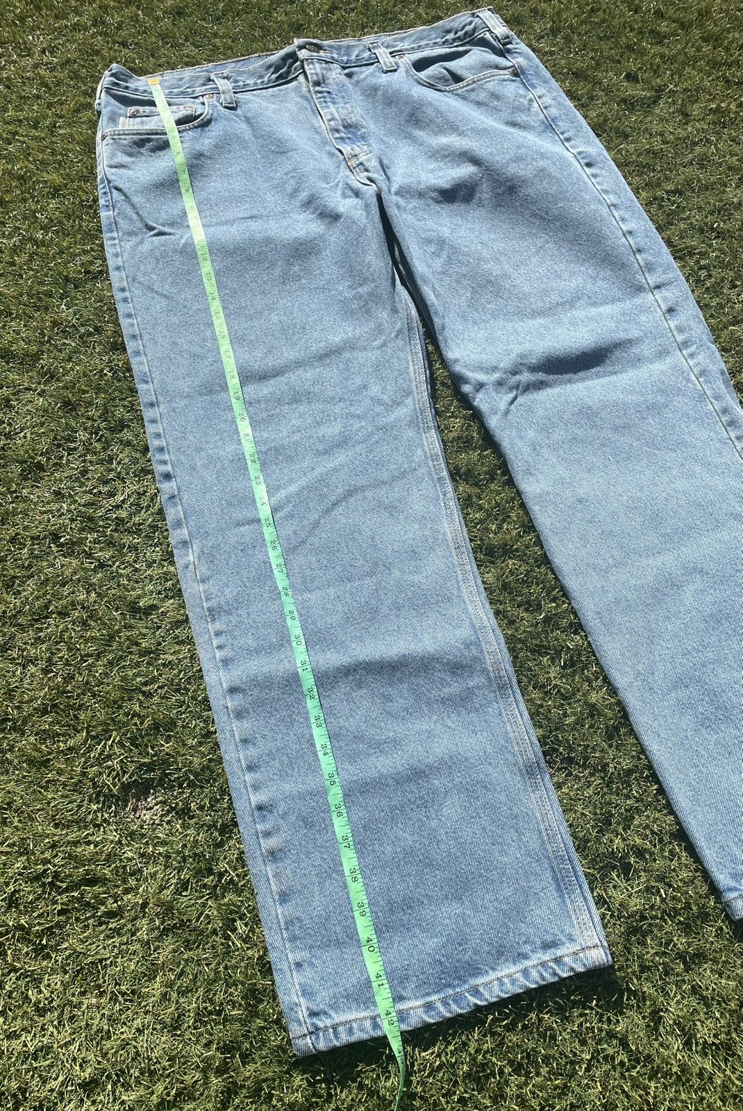 Carhartt Vintage Carhartt Blue Jeans Men’s Size 42x32 B480 LVB Denim Size US 42 / EU 58 - 4 Thumbnail
