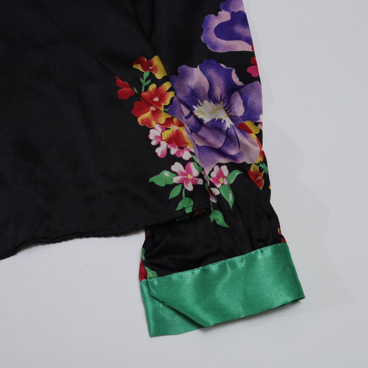 Dolce & Gabbana Dolce Gabbana Silk Printed Shirt Buttons Flowers Floral Size M / US 6-8 / IT 42-44 - 4 Thumbnail