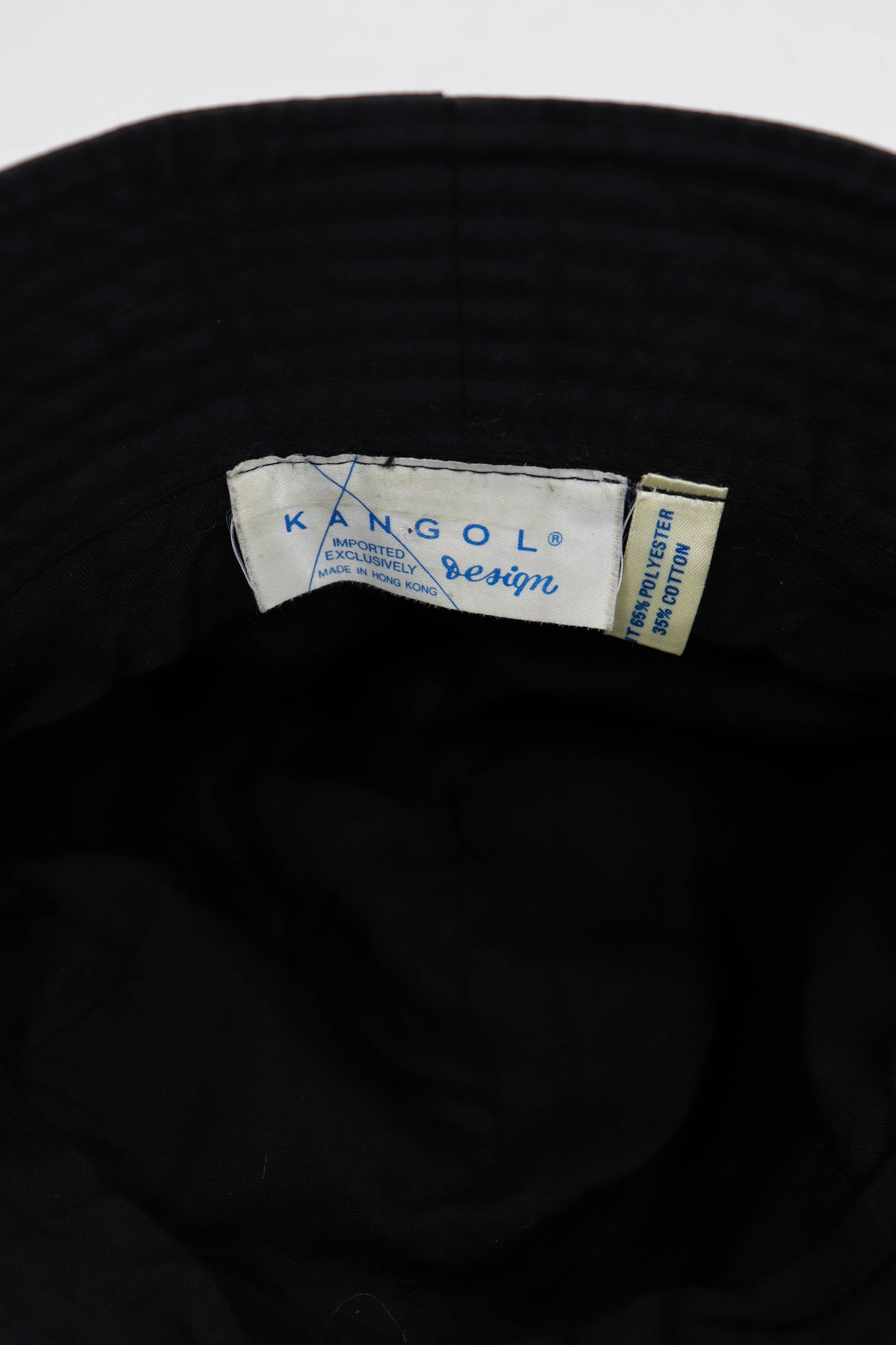 Kangol Kangol Vintage Made in Hong Kong Black Bucket Hat Size ONE SIZE - 8 Thumbnail