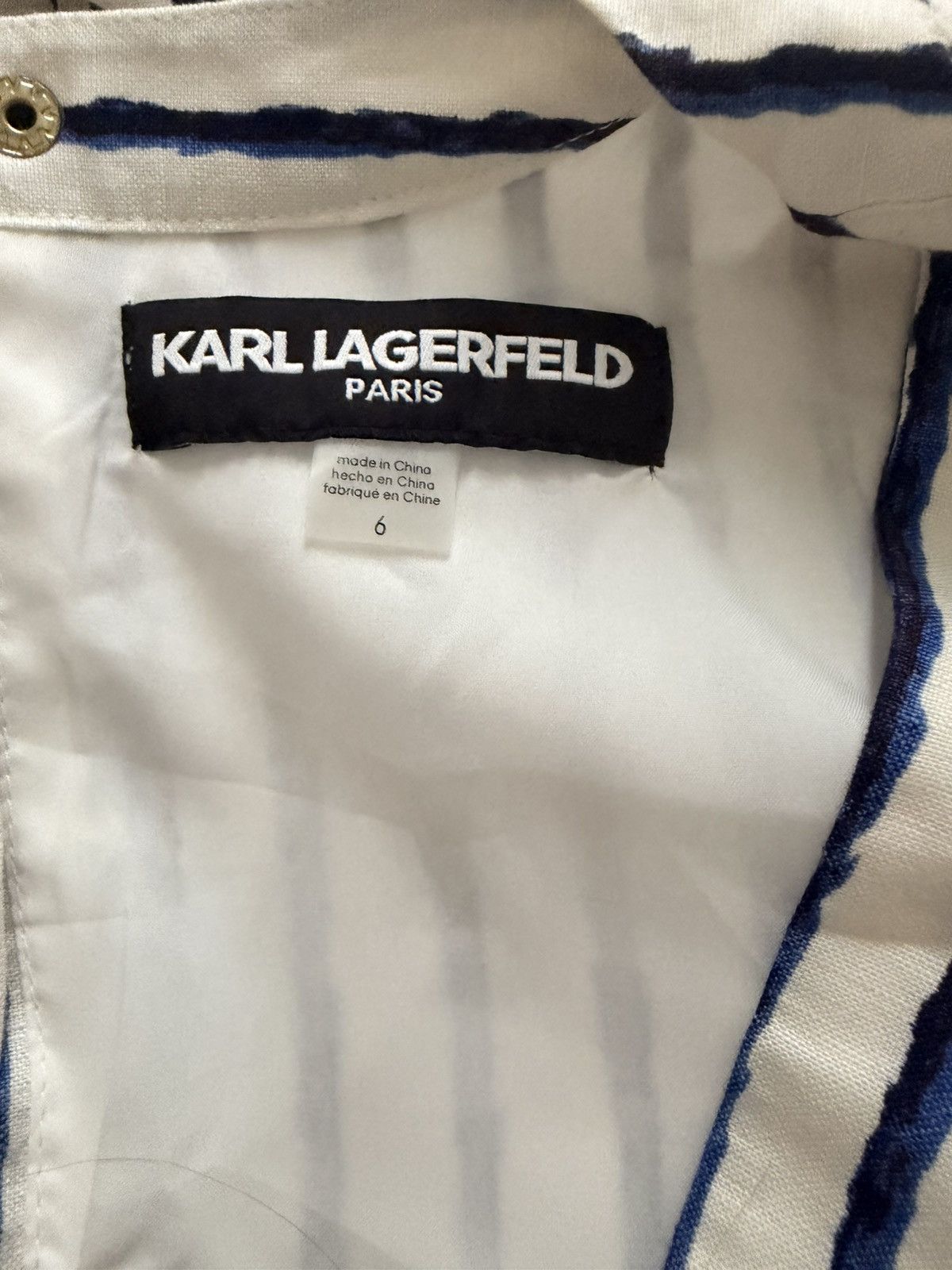 Karl Lagerfeld Linen Dress Size M / US 6-8 / IT 42-44 - 3 Thumbnail