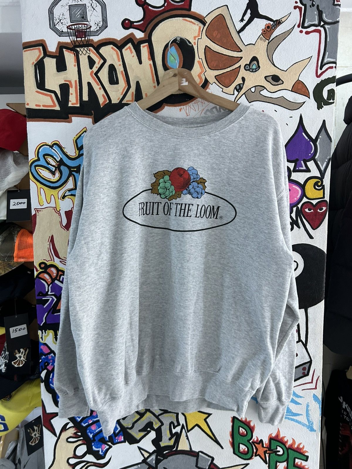 90s Fruit if the loom sweater