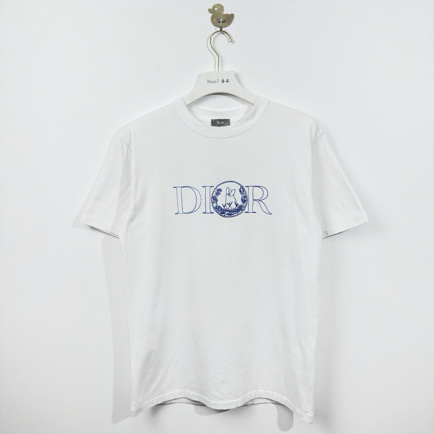 Dior DIOR x Hylton Nel Cat Logo T-Shirt Size L Size US L / EU 52-54 / 3 - 1 Thumbnail