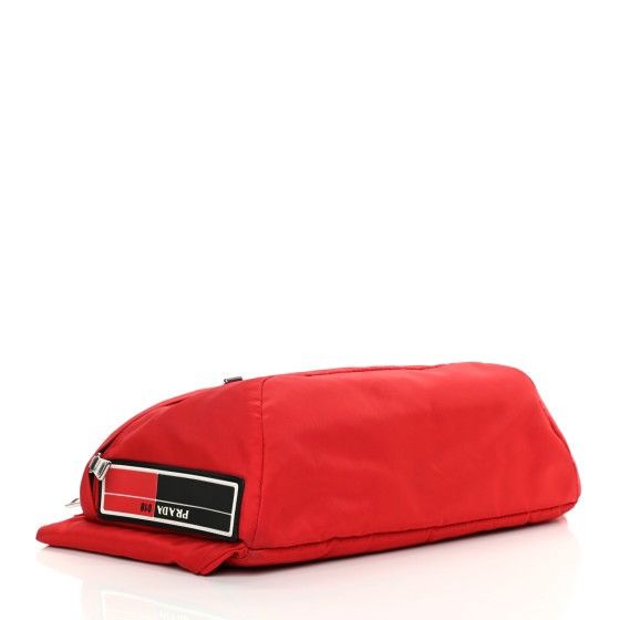 Prada Authentic PRADA Tessuto Nylon Belt Bag Red Size ONE SIZE - 4 Thumbnail