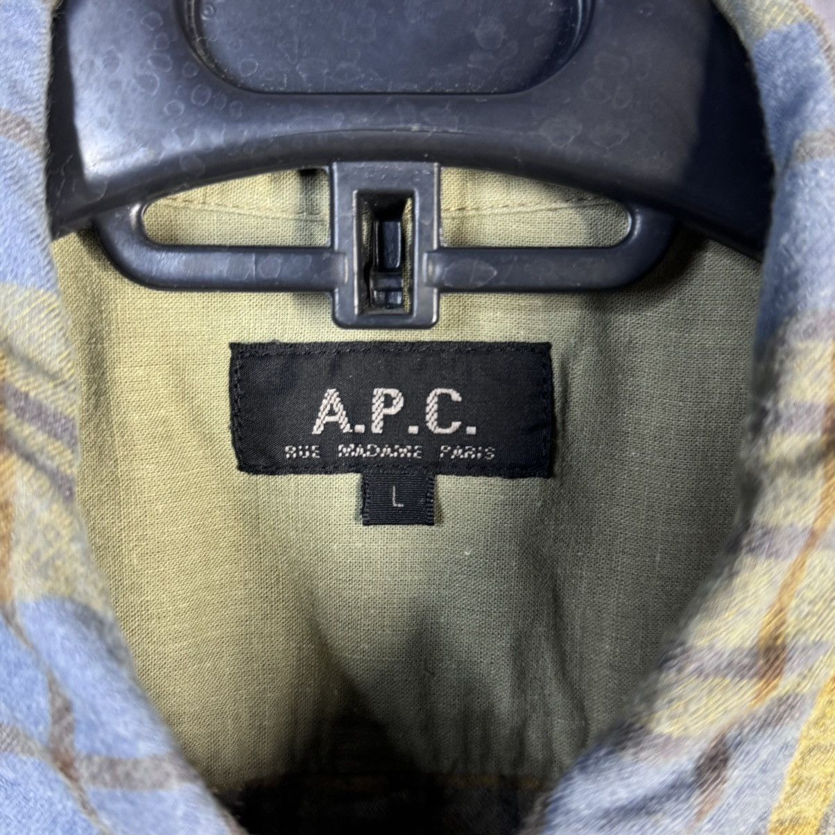 A.P.C. A.P.C. Plaid Flannel Shirt Rue Madame Paris Fits XS-S Size US XS / EU 42 / 0 - 3 Thumbnail