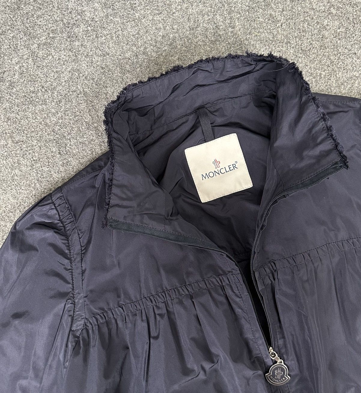 Moncler Moncler - Odda Giubbotto Blouson Zip-Up Light Jacket - Navy Size M / US 6-8 / IT 42-44 - 5 Thumbnail