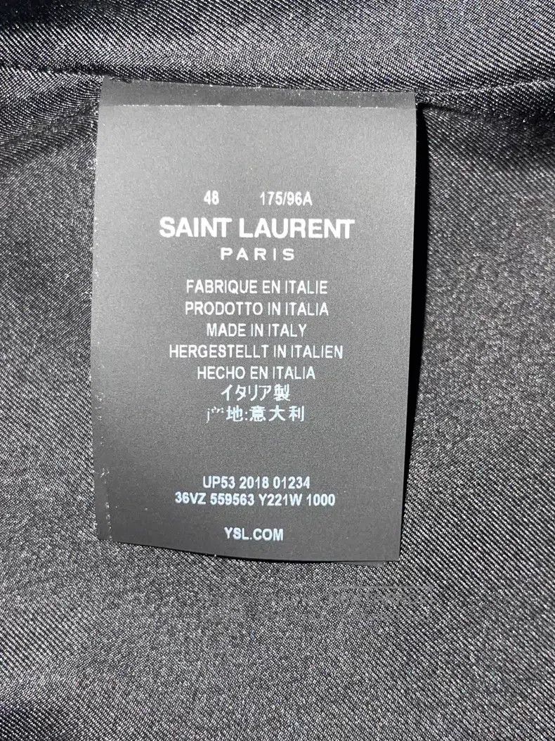 Saint Laurent Paris Saint Laurent Paris Black Braided Double Breasted Copper扣 Size US M / EU 48-50 / 2 - 5 Thumbnail