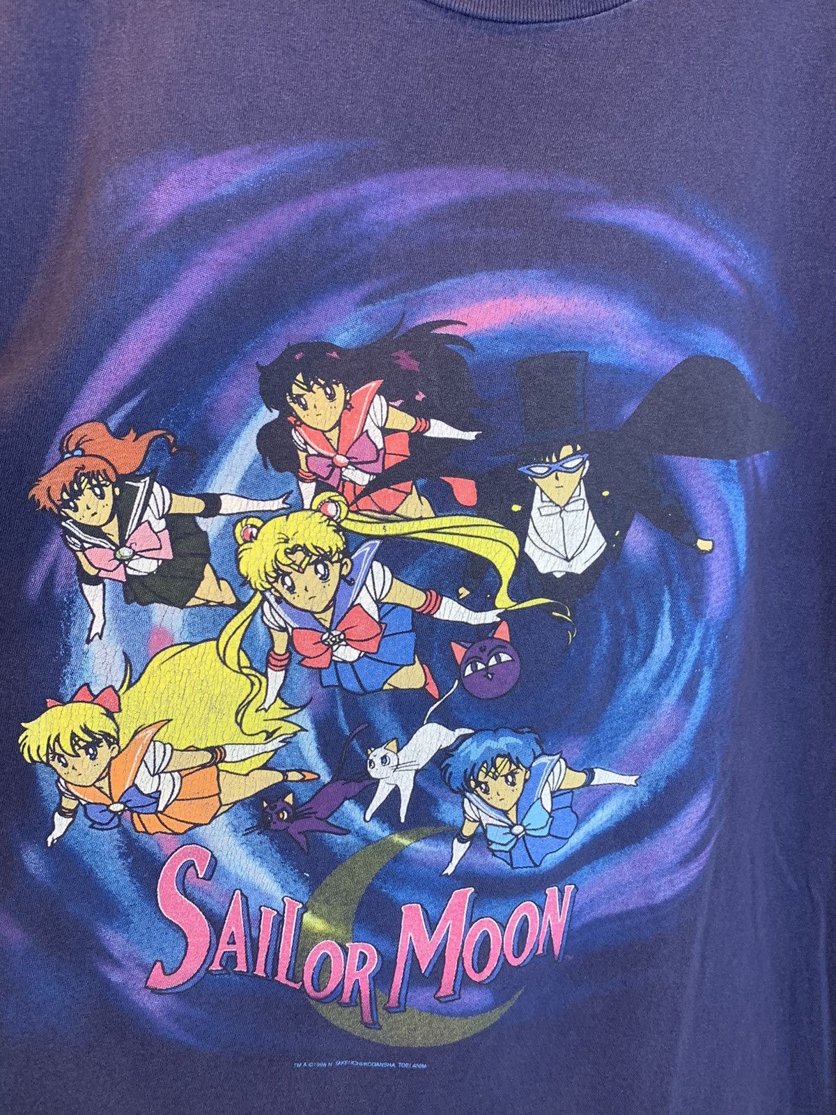 Vintage RARE* Vintage 90’s Sailor Moon Manga Anime Art Cartoon Shirt Size US XL / EU 56 / 4 - 2 Thumbnail