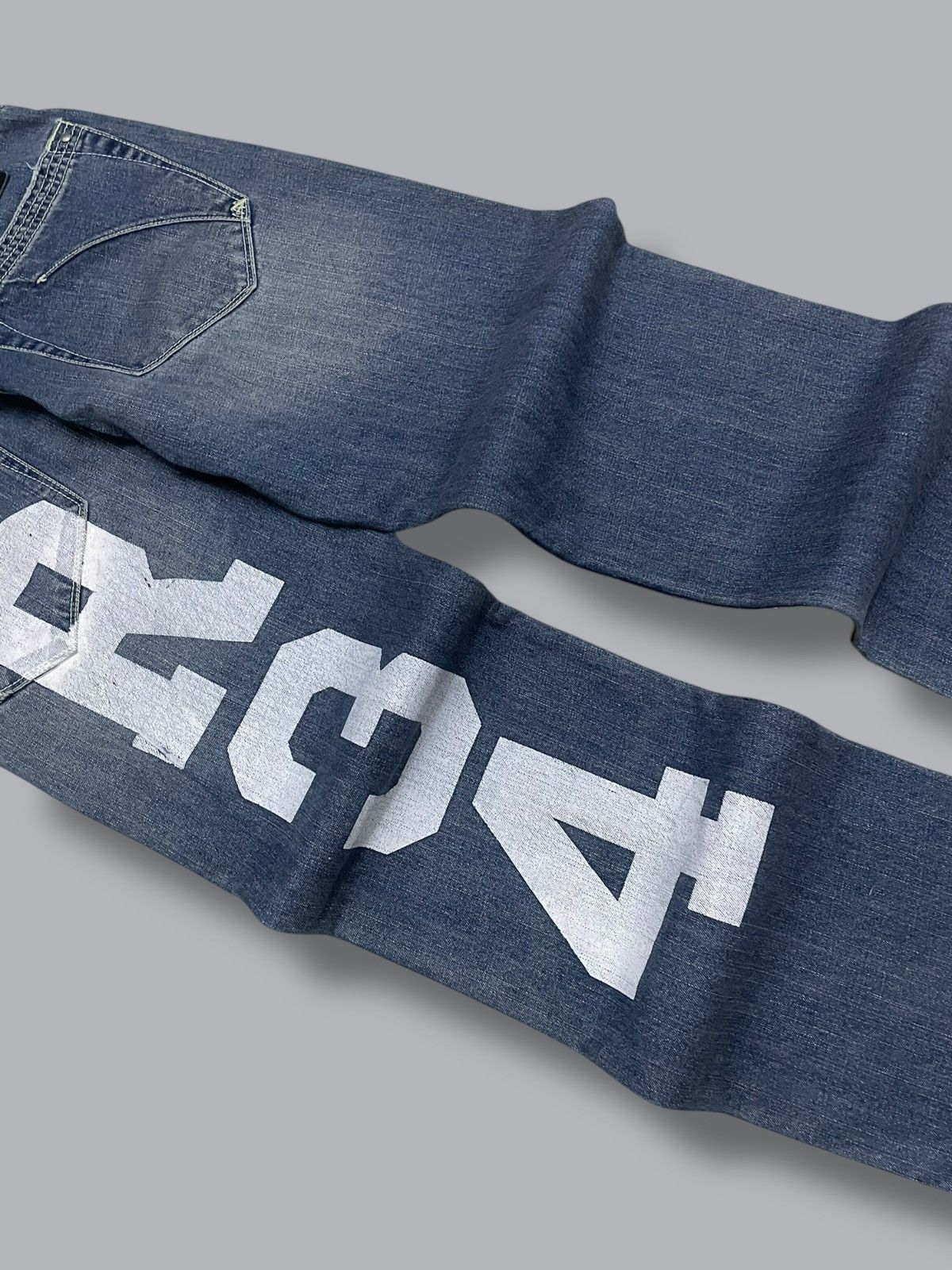 Japanese Brand Vintage 1990s Designer Iconic Real Bvoice Daicock R34 Denim Size US 30 / EU 46 - 15 Thumbnail