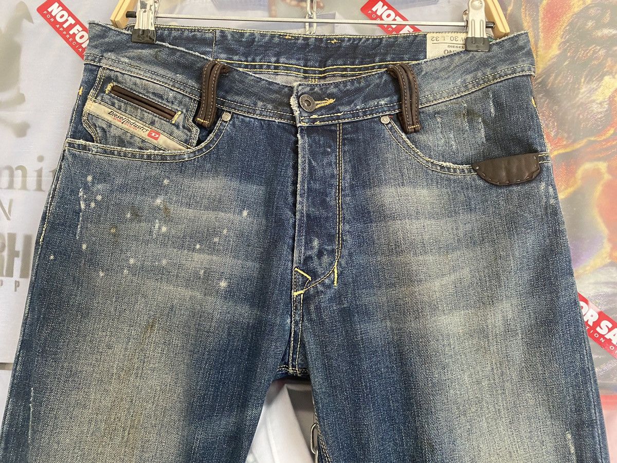 Diesel Vintage 2005 Diesel Onija Wash Denim Distressed Size US 33 - 4 Thumbnail