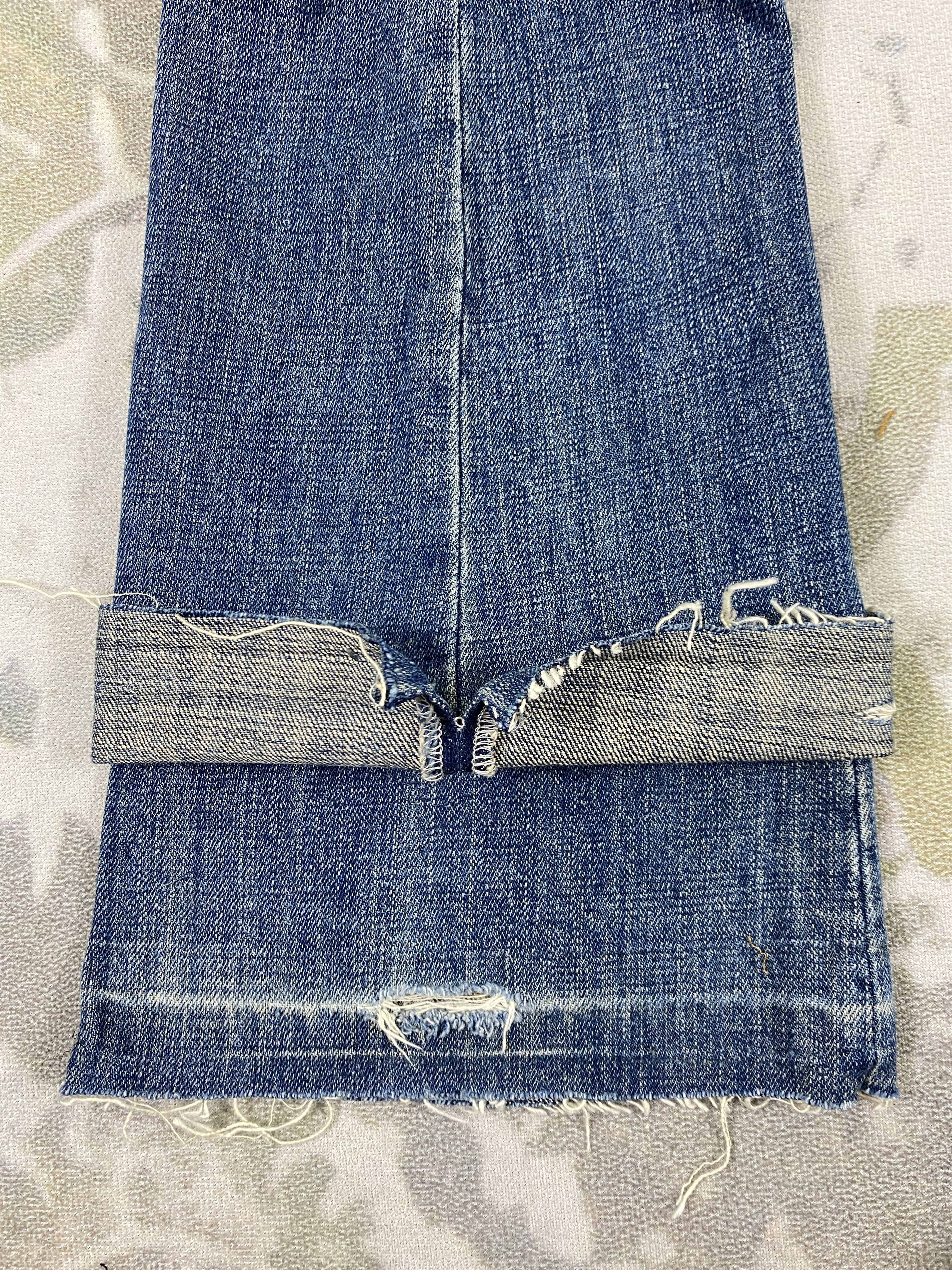 Hysteric Glamour Distressed Vintage Ageless Flare Jeans 30x29 Denim- JN3712 Size US 30 / EU 46 - 11 Thumbnail