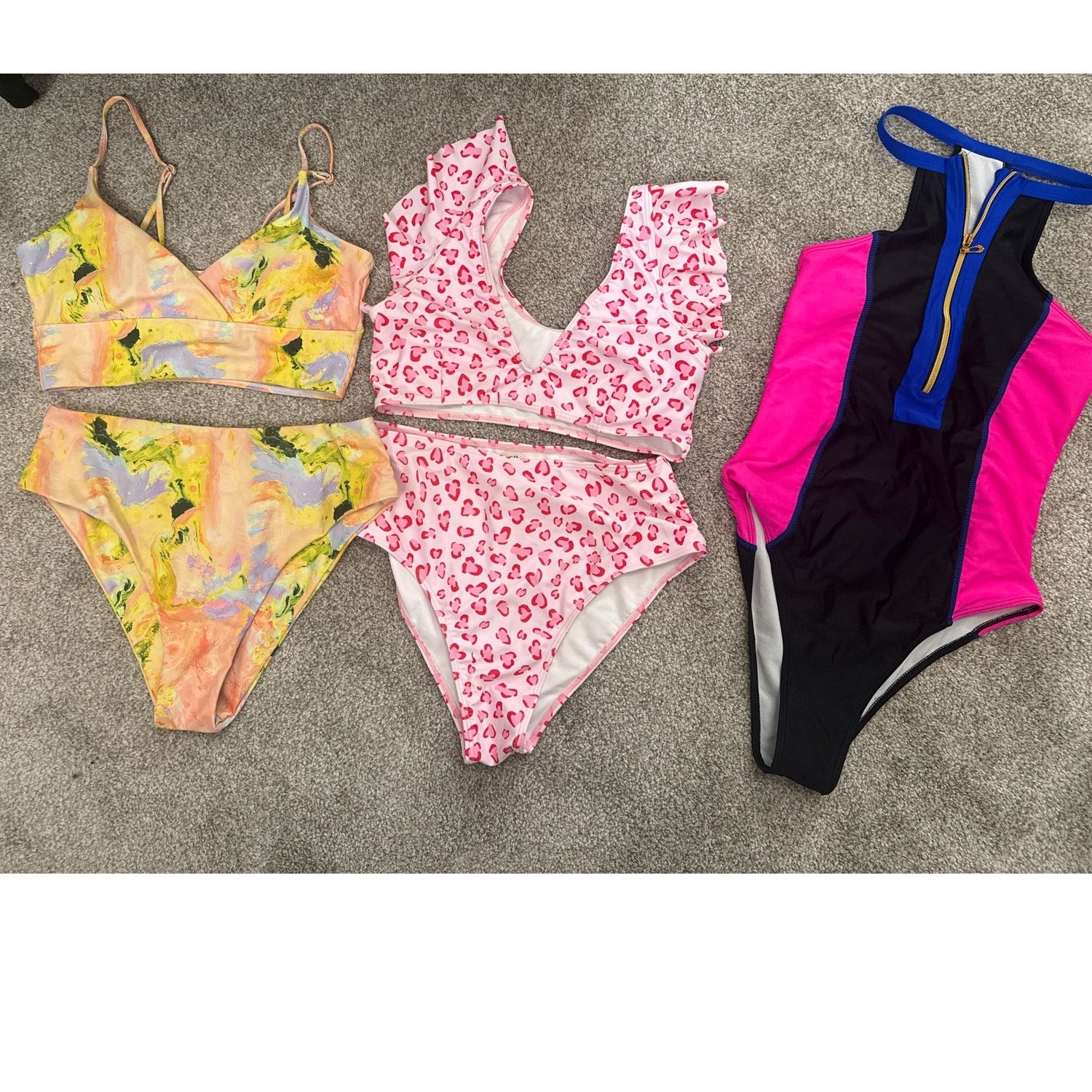 Shein Shein Women's Summer Swimsuit Bundle (3), sz M Size M / US 6-8 / IT 42-44 - 1 Thumbnail