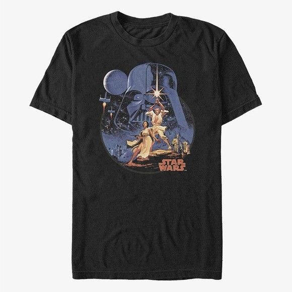 Star Wars New Star Wars Stellar Vintage Extra Soft T-Shirt Large L Size US L / EU 52-54 / 3 - 1 Thumbnail