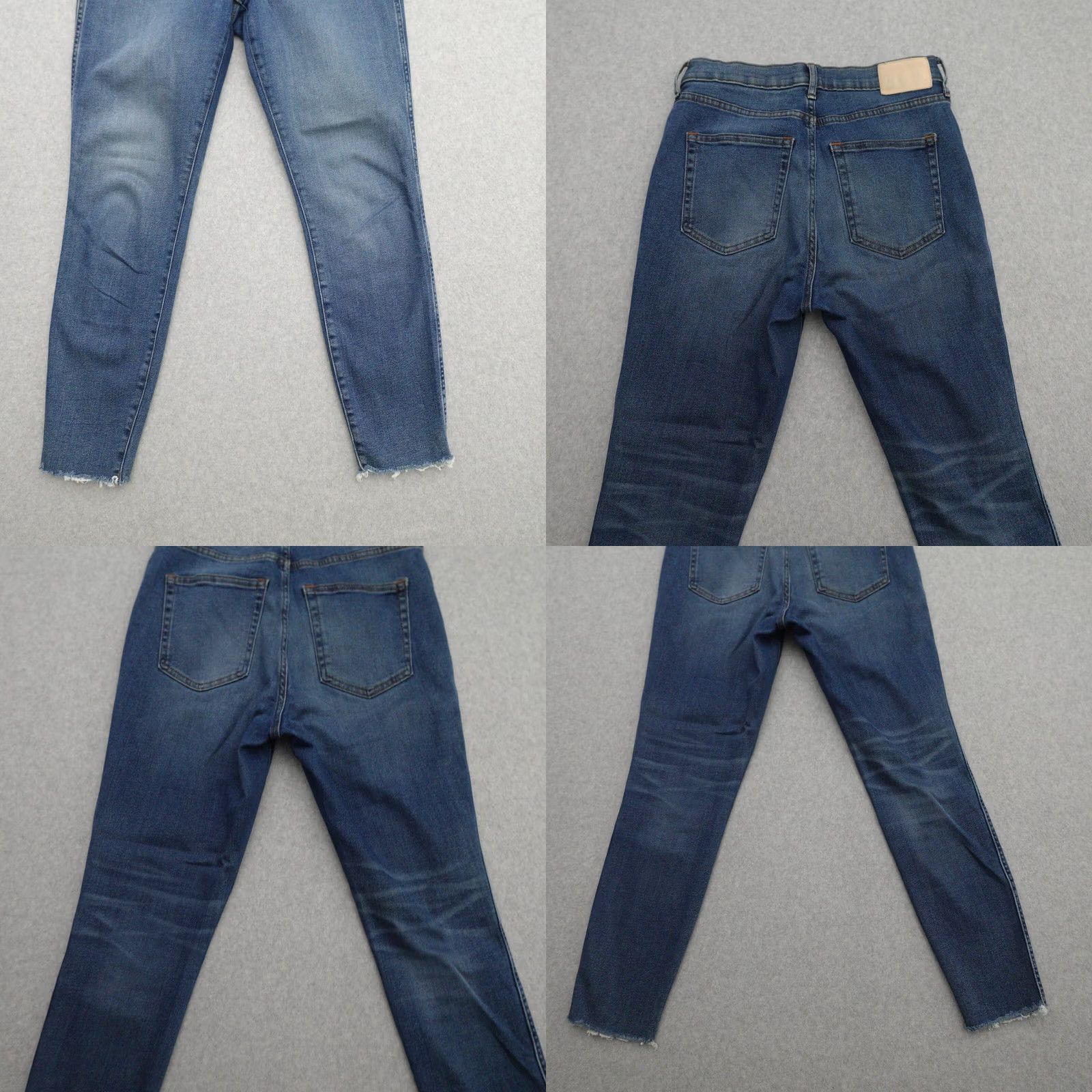 Everlane Everlane Jeans Womens 28 (28X26) The Vintage Skinny Jean Ankle Button Fly Shirt? Size 28" / US 6 / IT 42 - 9 Thumbnail