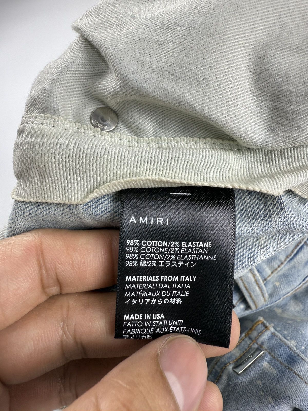 Amiri Amiri Bleached Denim Size US 38 / EU 54 - 14 Thumbnail