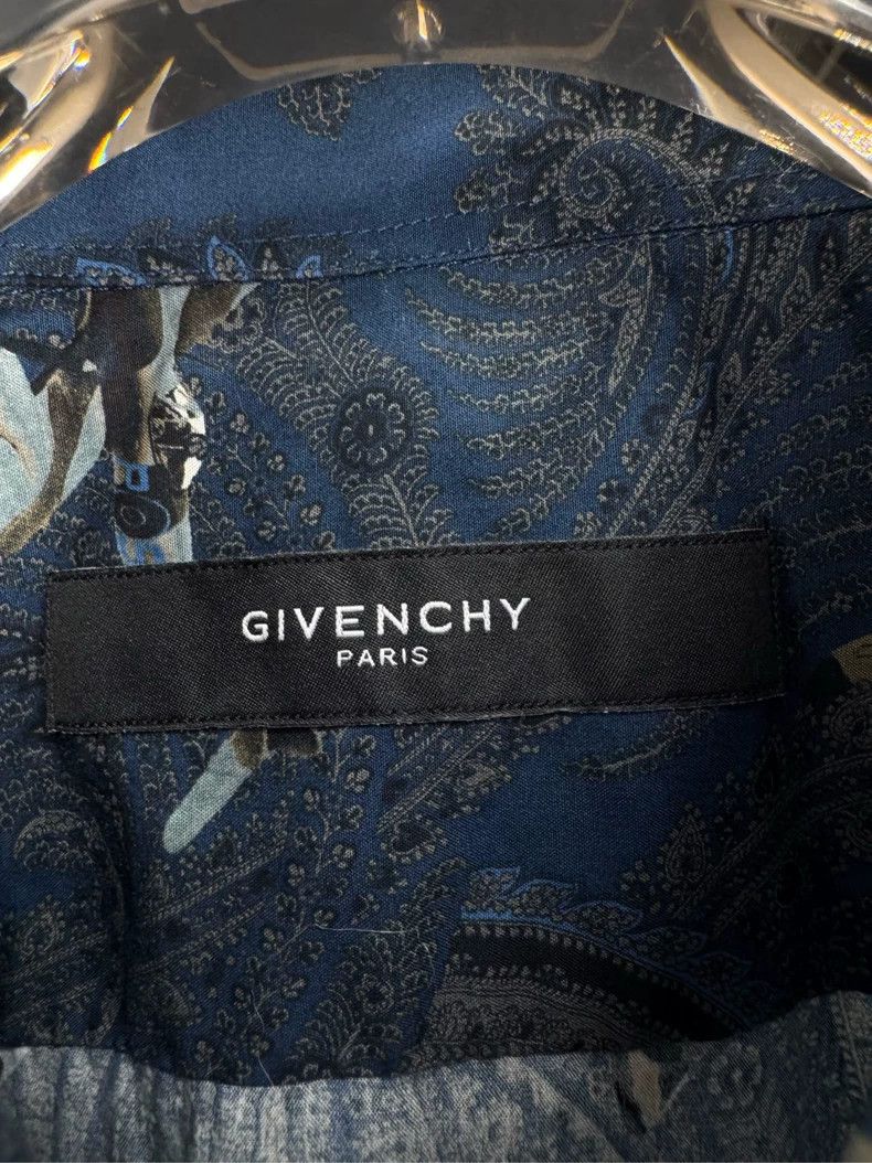Givenchy Givenchy Plane Print Short Sleeve Shirt Size US M / EU 48-50 / 2 - 3 Thumbnail