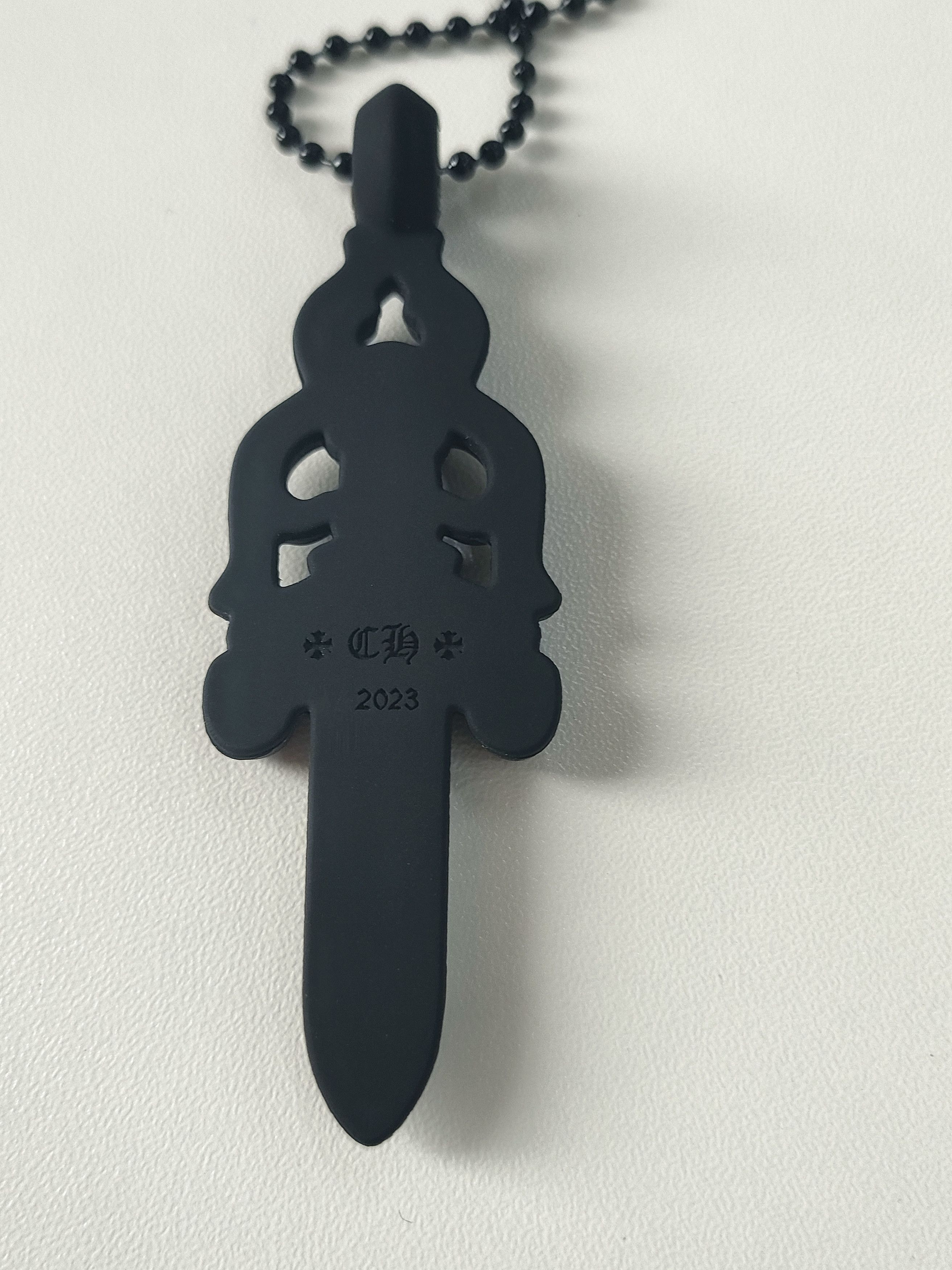 Chrome Hearts Chrome Hearts Resin Dagger Pendant Necklace Size ONE SIZE - 4 Thumbnail
