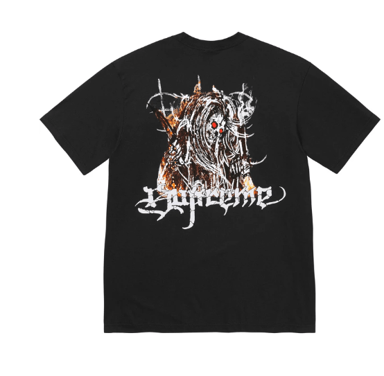 Supreme Supreme Satan Tee Black Medium FW24 Size US M / EU 48-50 / 2 - 1 Thumbnail