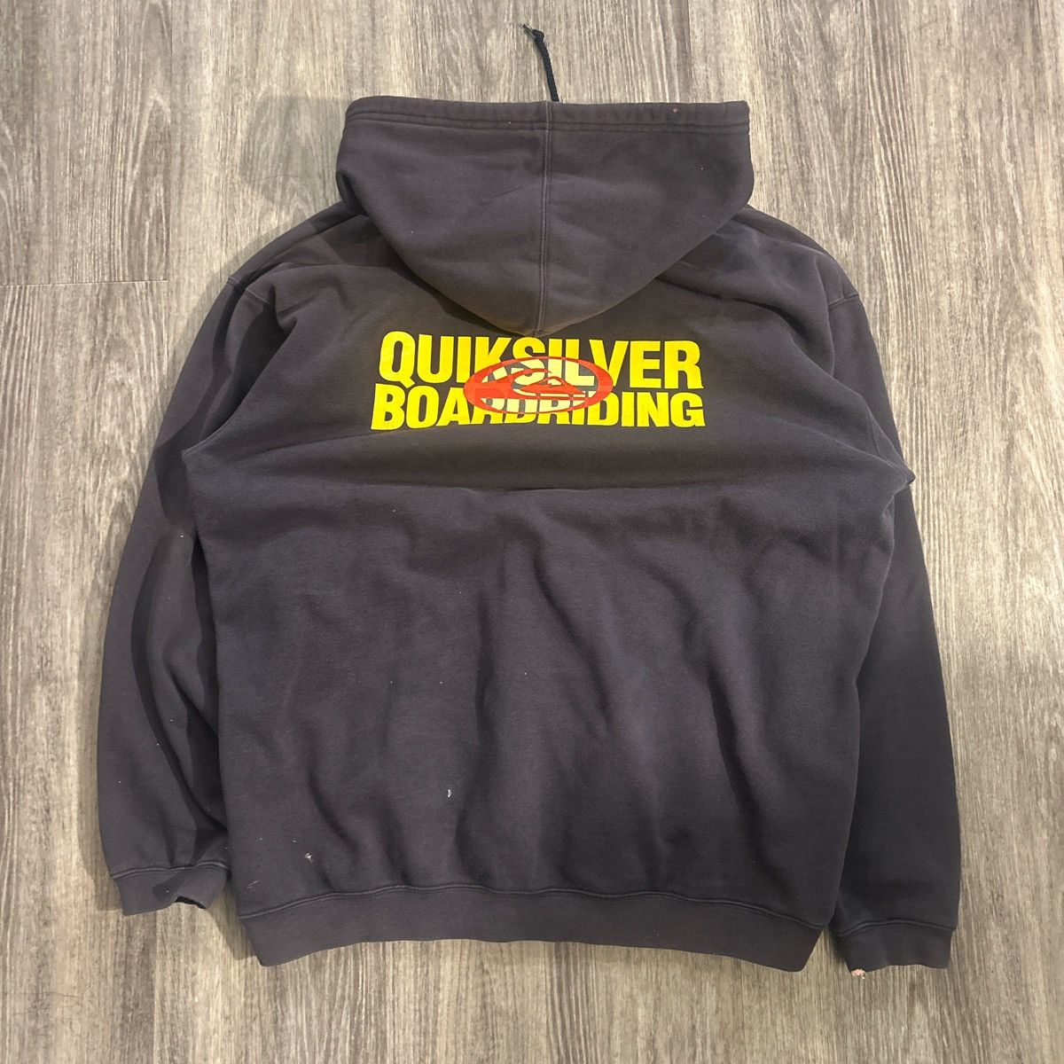 Quiksilver Quiksilver Boarding Vintage Pullover Hoodie Faded Black Y2K Size US L / EU 52-54 / 3 - 5 Thumbnail