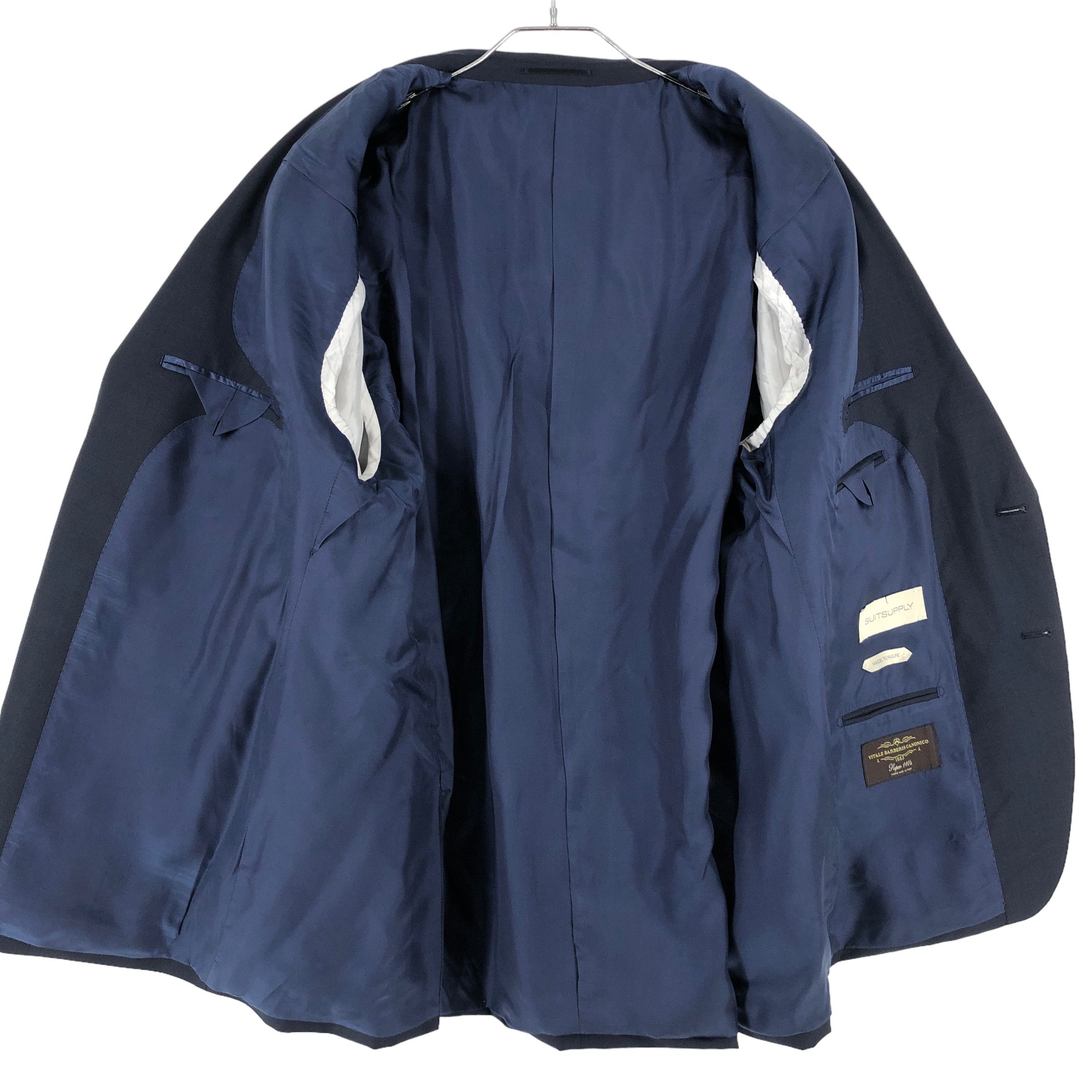 Suitsupply SUITSUPPLY Lazio Wool Formal Suit EU:31; UK/US:52S - W46 L32 Size 52S - 5 Thumbnail