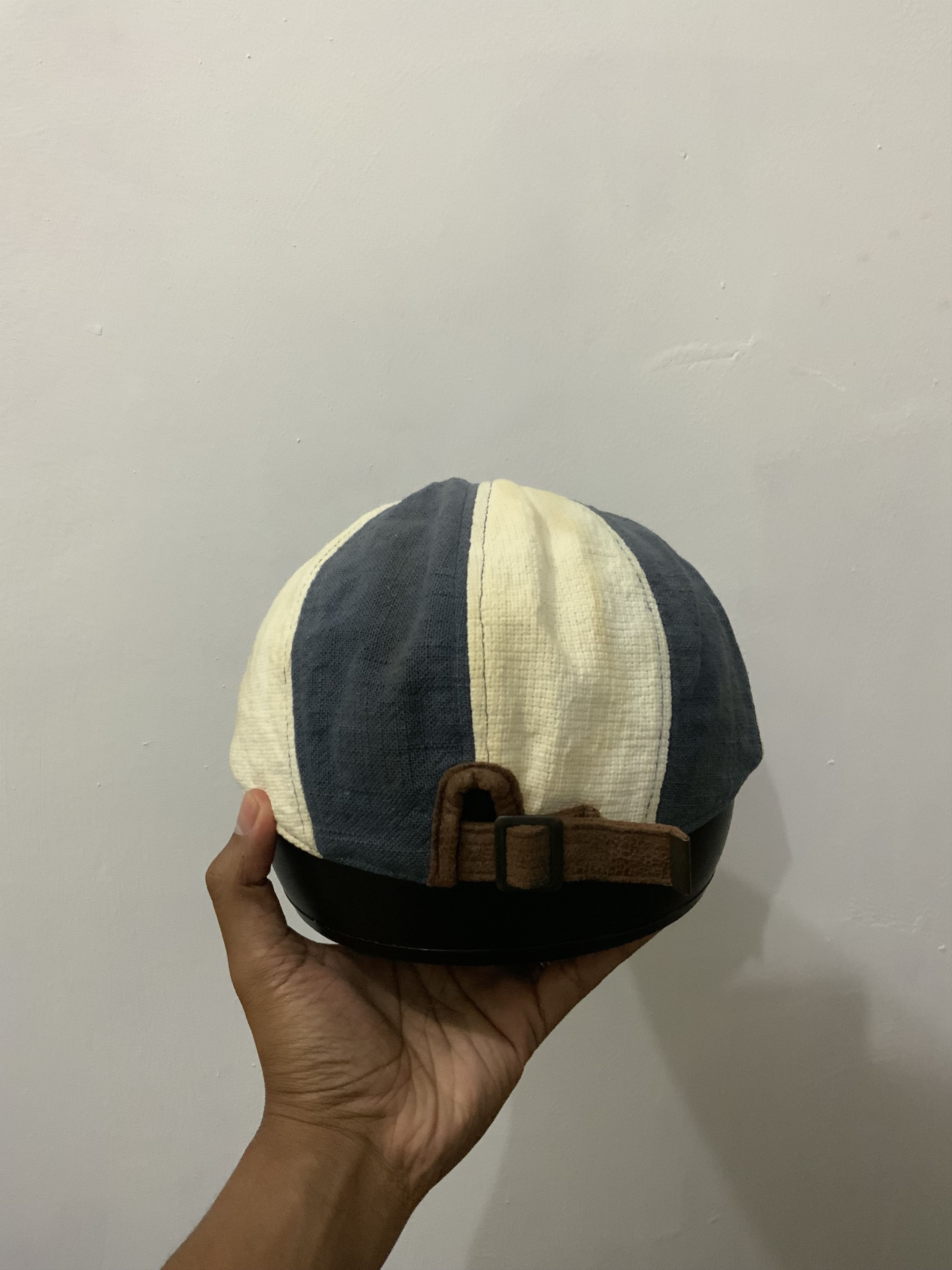 Japanese Brand Sashiko Boro Flat Baretta Hat Size ONE SIZE - 3 Thumbnail