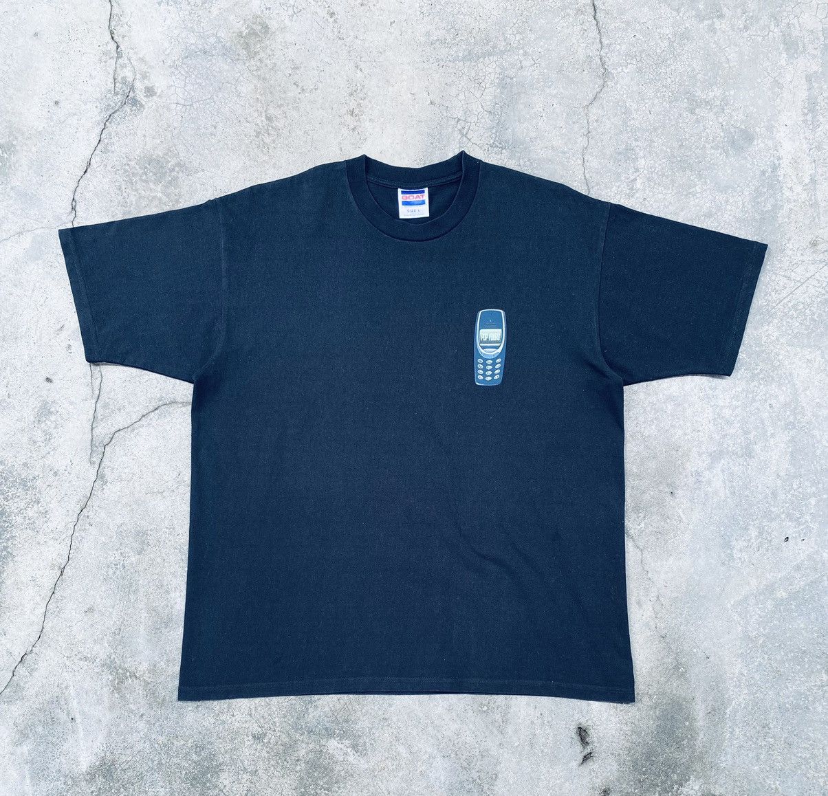 Japanese Brand Vintage Y2k Goat X Nokia Back Print Tees Size US L / EU 52-54 / 3 - 1 Thumbnail
