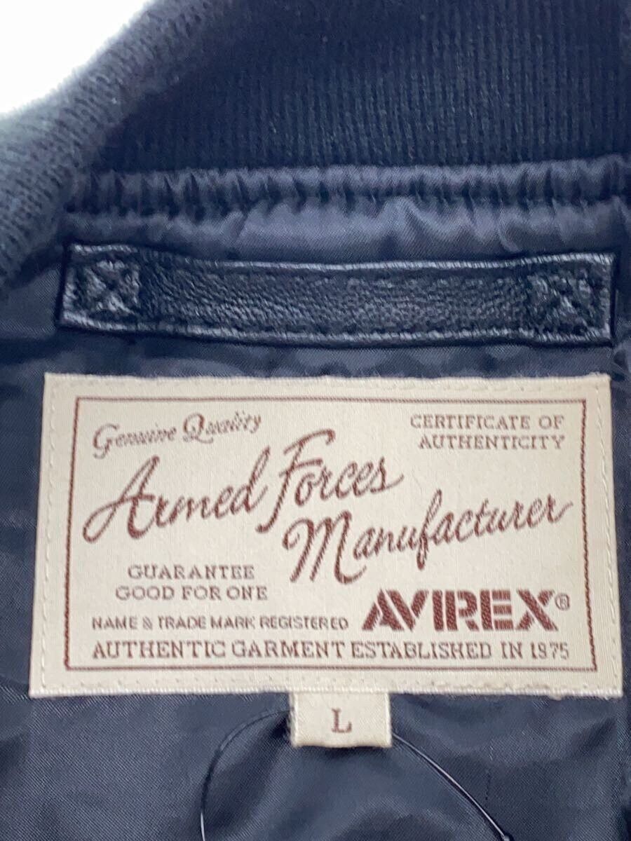 希少 AVIREX LEATHER MA-1 FLYING SHARKS AVIREX MA-1 FLYING SHARKS 9AF Leather Jacket Back print Camel Size