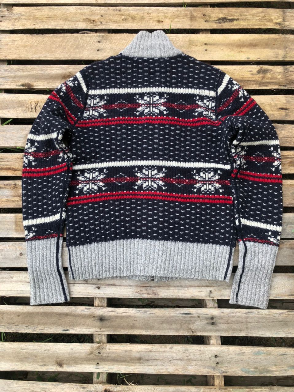 Tommy Hilfiger Tommy Hilfiger Coloured Zipper Knit Sweater Size US M / EU 48-50 / 2 - 2 Thumbnail
