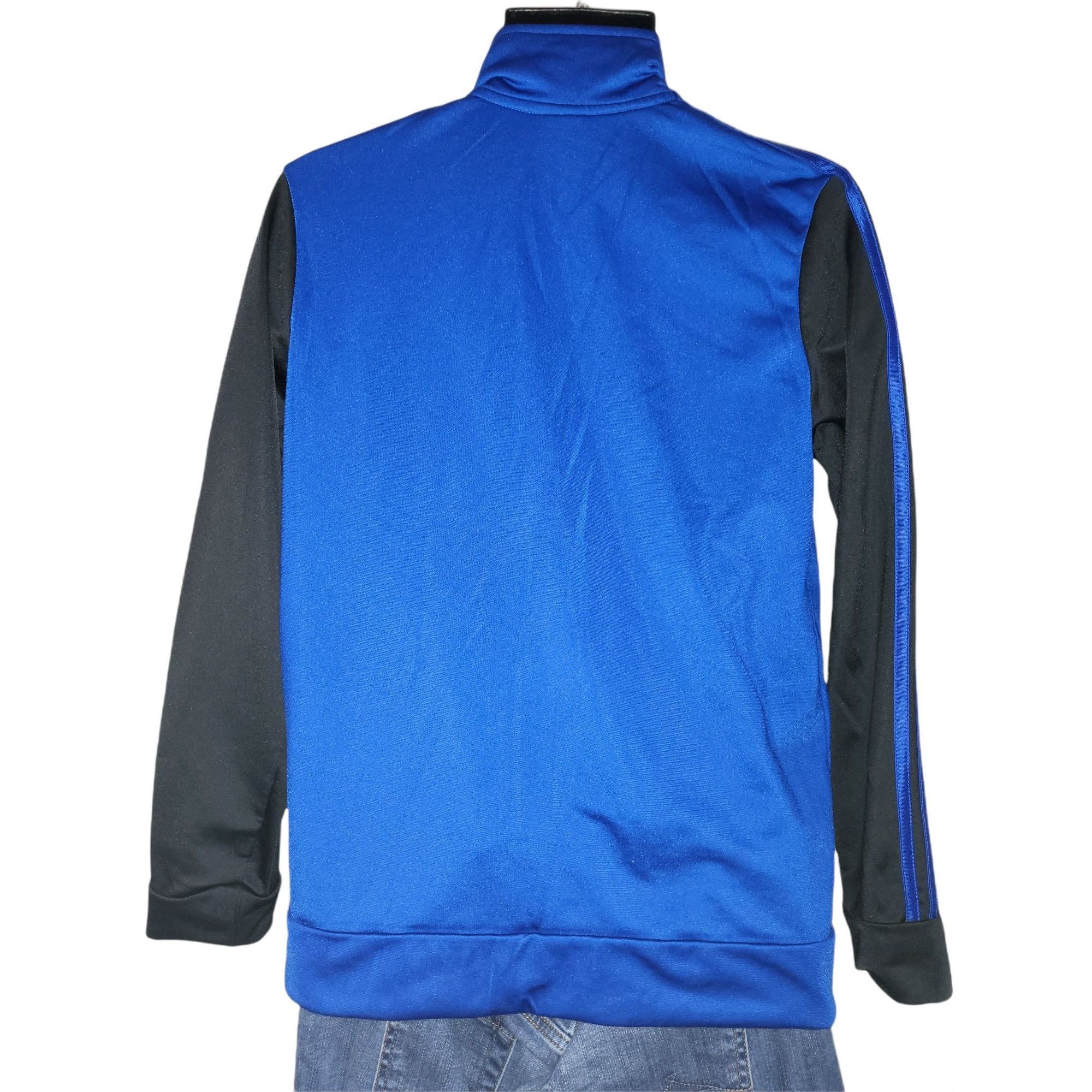 Adidas Adidas Blue Long Sleeve Striped Sz XL 18 / 20 Track Jacket W Size XL / US 12-14 / IT 48-50 - 5 Thumbnail