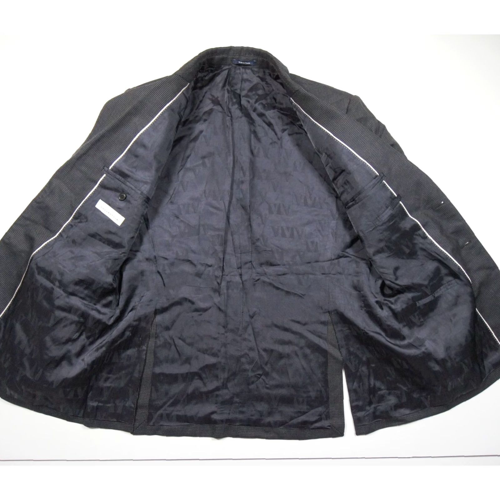 Vintage VINTAGE Versace Collection Blazer Jacket Men 54 Wool Navy City Formal Business Casual Size 54R - 7 Thumbnail