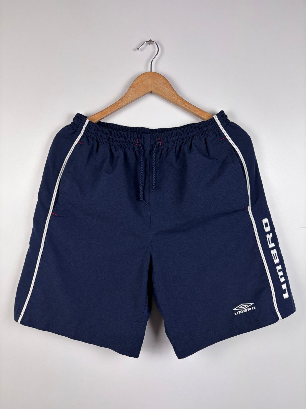Umbro Vintage Umbro Sports Swim Drawstring Shorts Blue Mens Size M Size US 30 / EU 46 - 1 Thumbnail