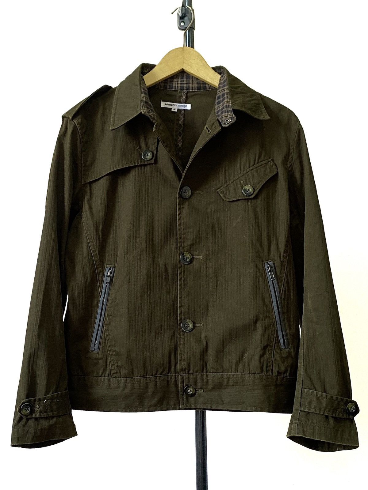 semanticdesign Rare Vintage Semantic Design Military Jacket Y2K Punk Style🔥 Size US M / EU 48-50 / 2 - 1 Thumbnail