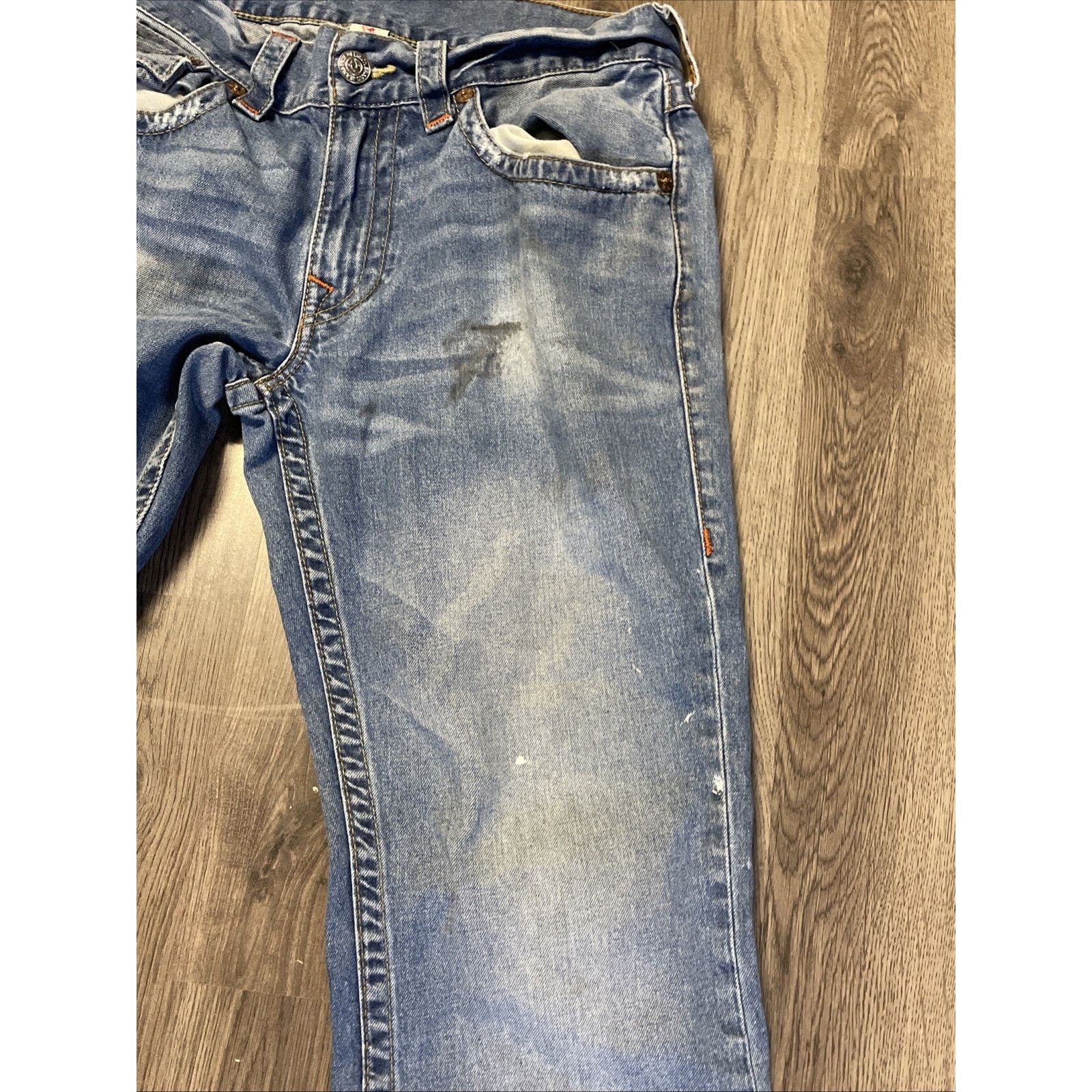 True Religion True Religion Jeans Mens 33x32 Billy Big T Flap Pockets Size US 33 - 11 Thumbnail