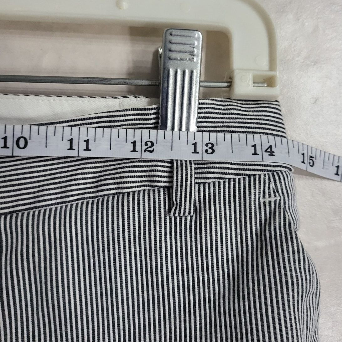 Lauren Ralph Lauren Lauren Ralph Lauren White/Dark Gray Stripe Rib Trousers-Sz 4 Size 27" / US 4 / IT 40 - 6 Thumbnail