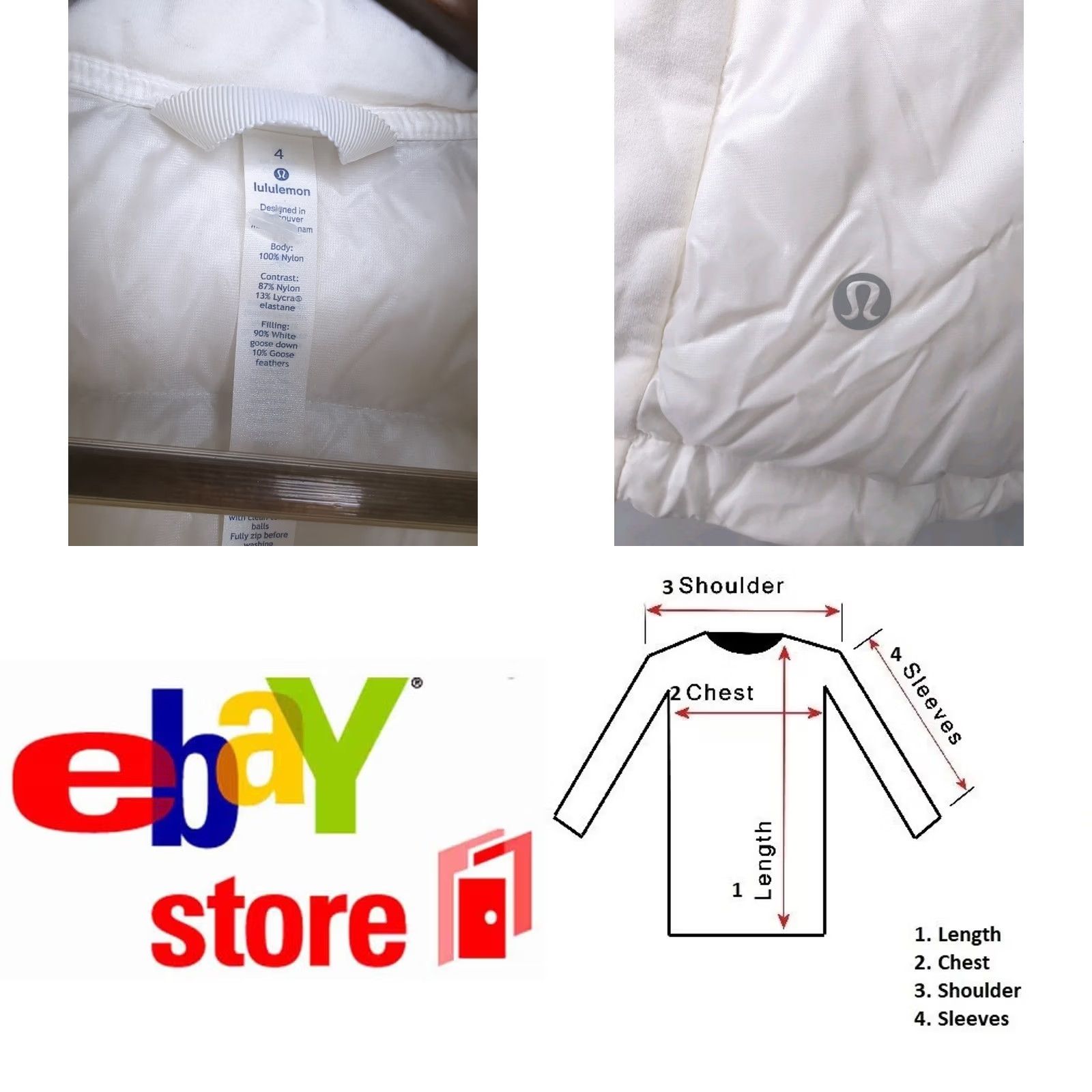 Lululemon Lululemon Down For A Run Quilted Puffer Vest Running Jacket Womens Small 4 White Size S / US 4 / IT 40 - 8 Thumbnail