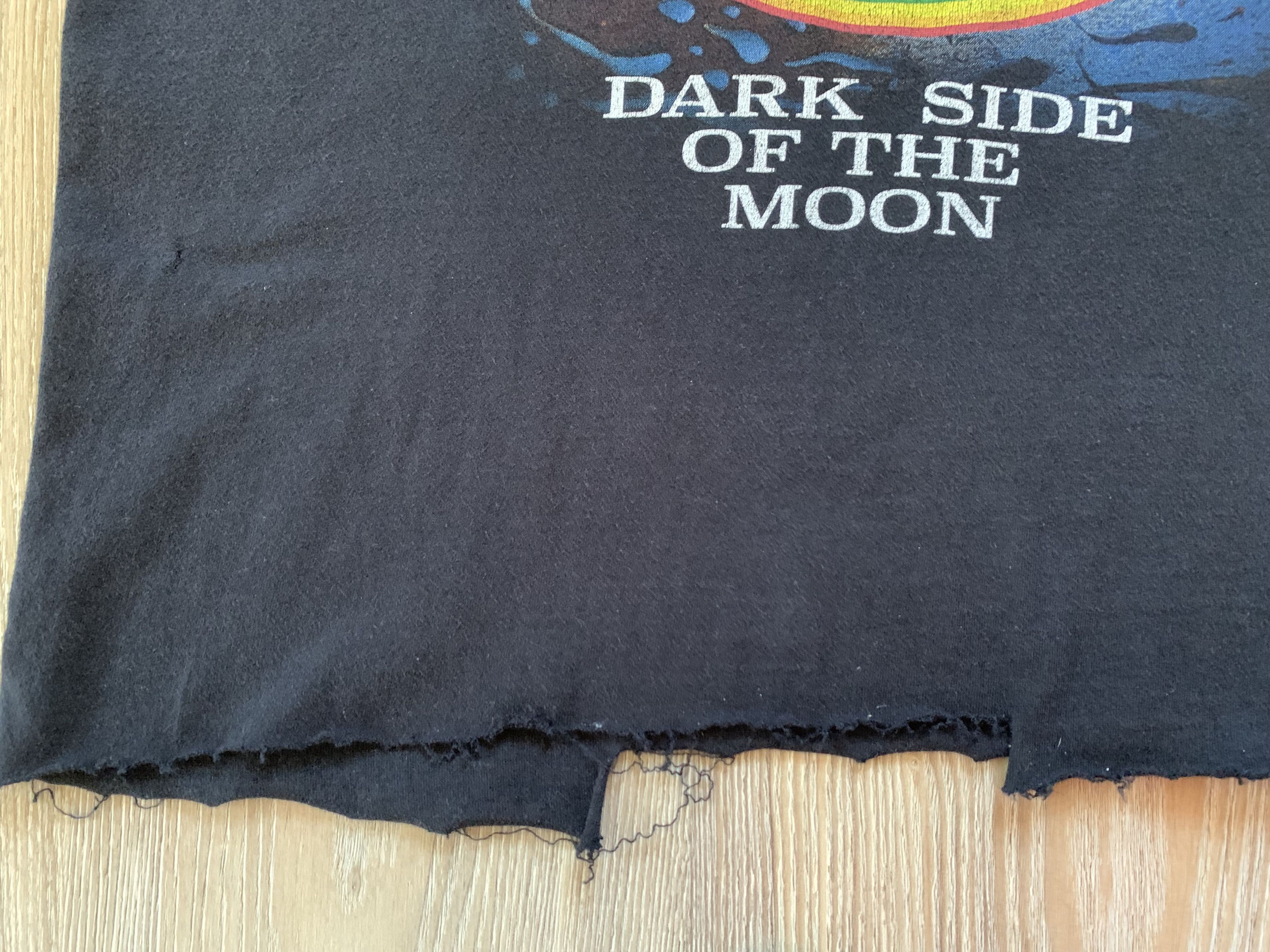 Band Tees × Pink Floyd Pink Floyd The Dark Side Of The Moon Distressed T-Shirt Size US L / EU 52-54 / 3 - 8 Thumbnail