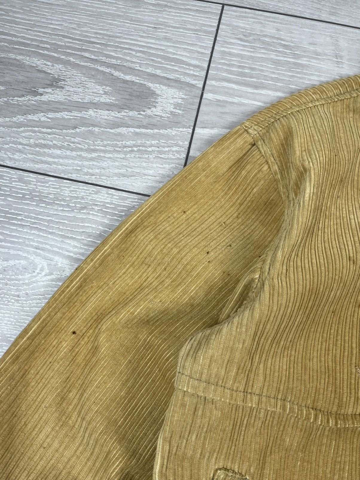 Vintage Brittania Vintage 70s Rare Corduroy Work Jacket Size US M / EU 48-50 / 2 - 8 Thumbnail