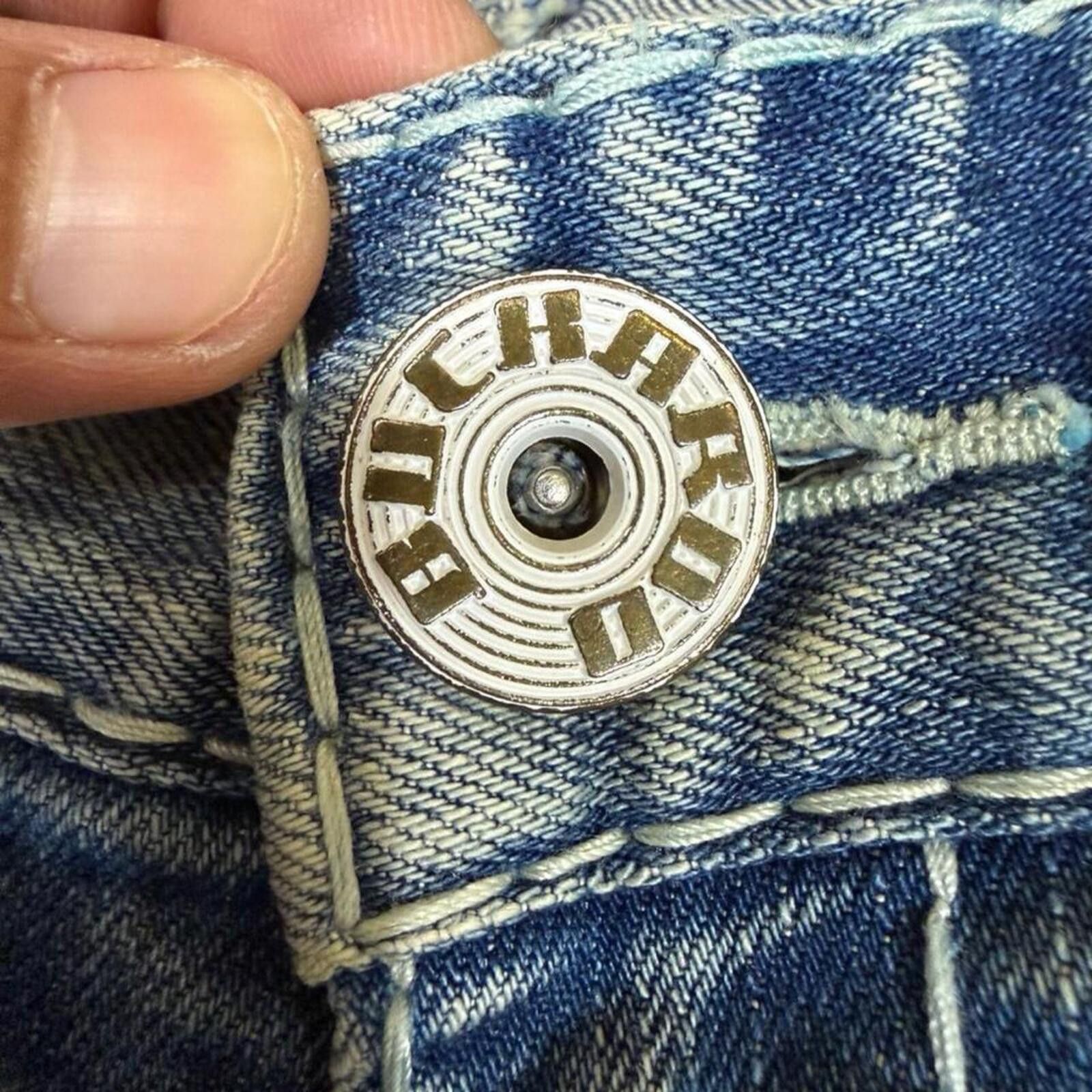 True Religion Vintage Buckaroo light wash denim jeans Size US 30 / EU 46 - 7 Thumbnail