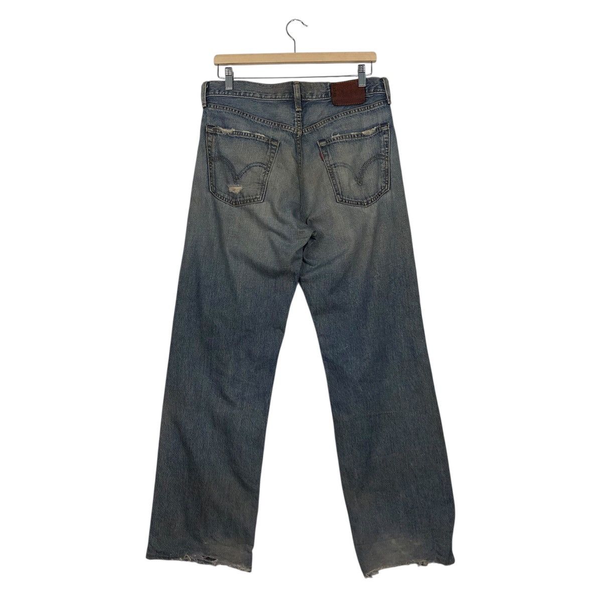 Levi's Levi’s Vintage Distressed Faded Denim Heavy Whiskers Rare Size US 32 / EU 48 - 9 Thumbnail