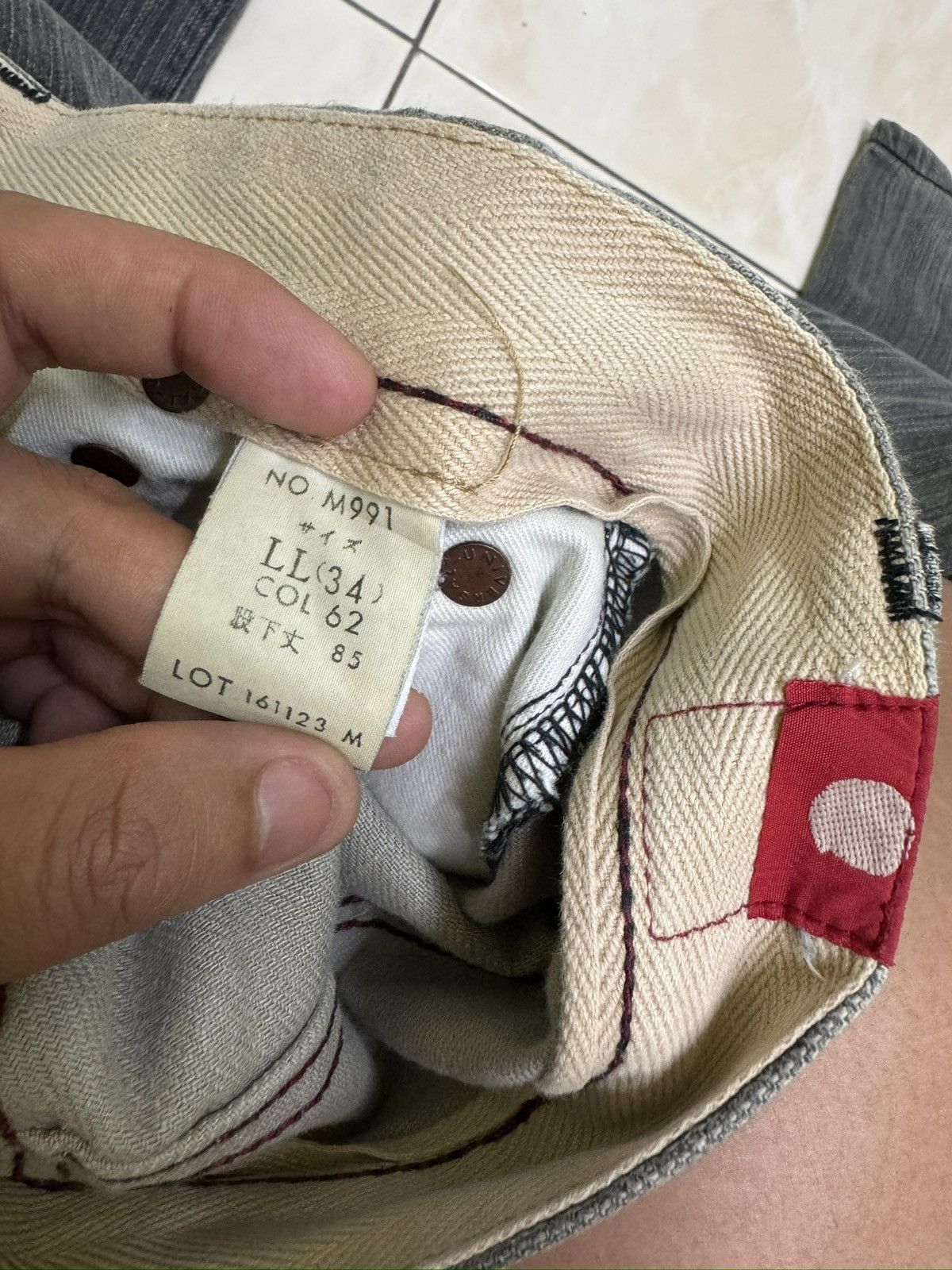 Japanese Brand Vintage Blueway Pinstriped Double Pocket Worker Style Size US 36 / EU 52 - 14 Thumbnail