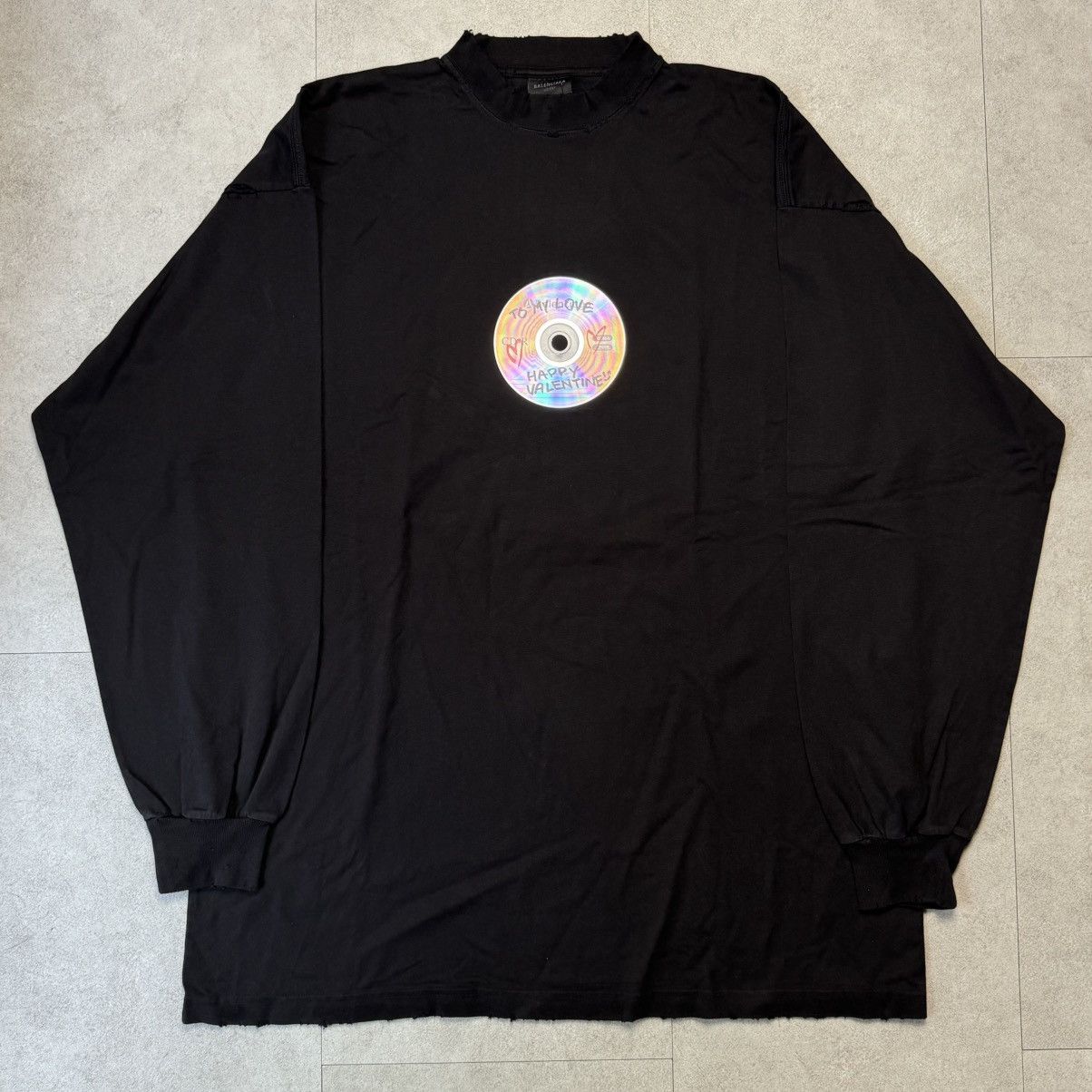 Balenciaga Balenciaga Valentine disk LS Tee capsule *rare* Size US L / EU 52-54 / 3 - 1 Thumbnail