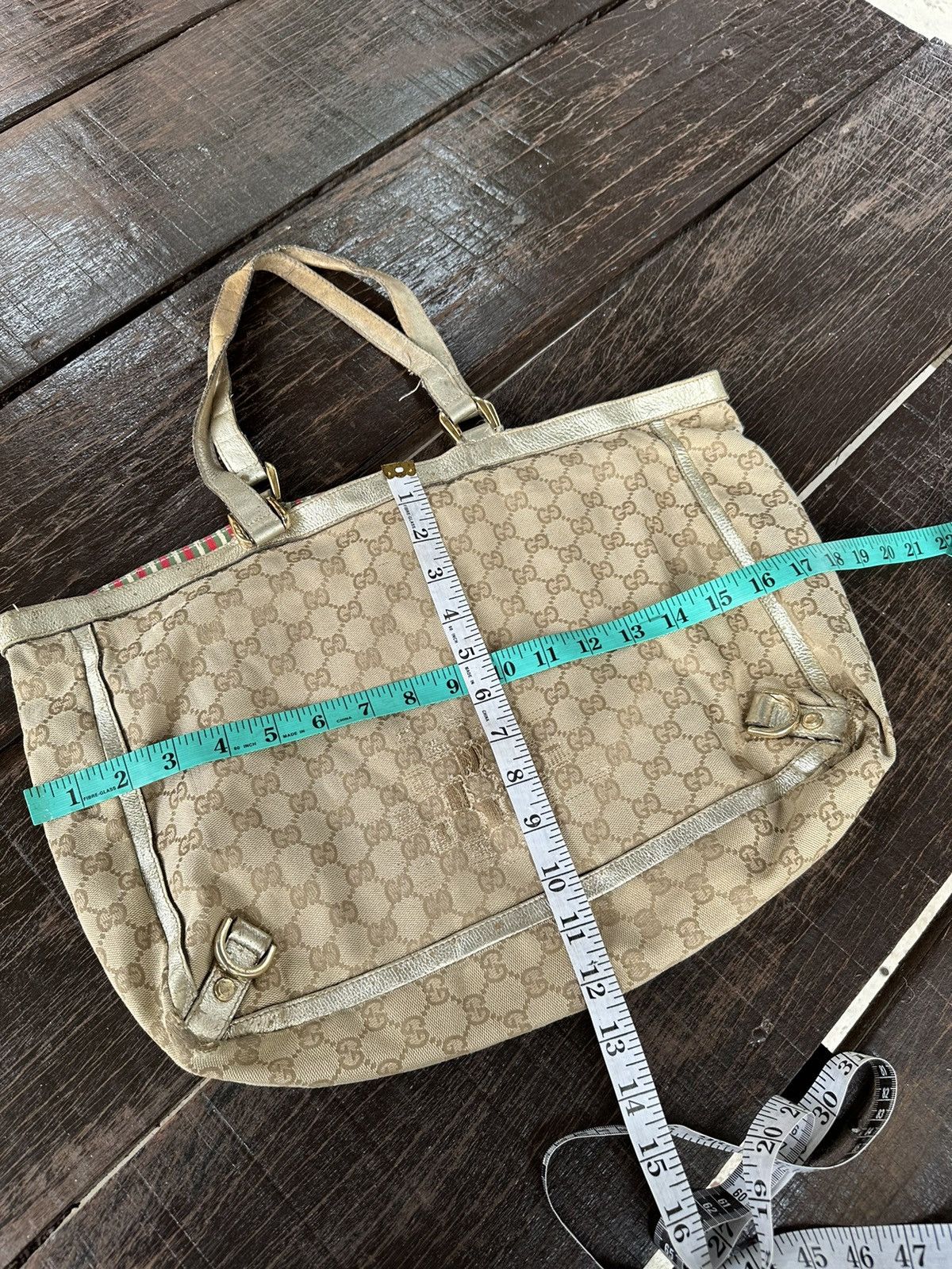 Gucci Vintage gucci hand tote bag Size ONE SIZE - 16 Thumbnail