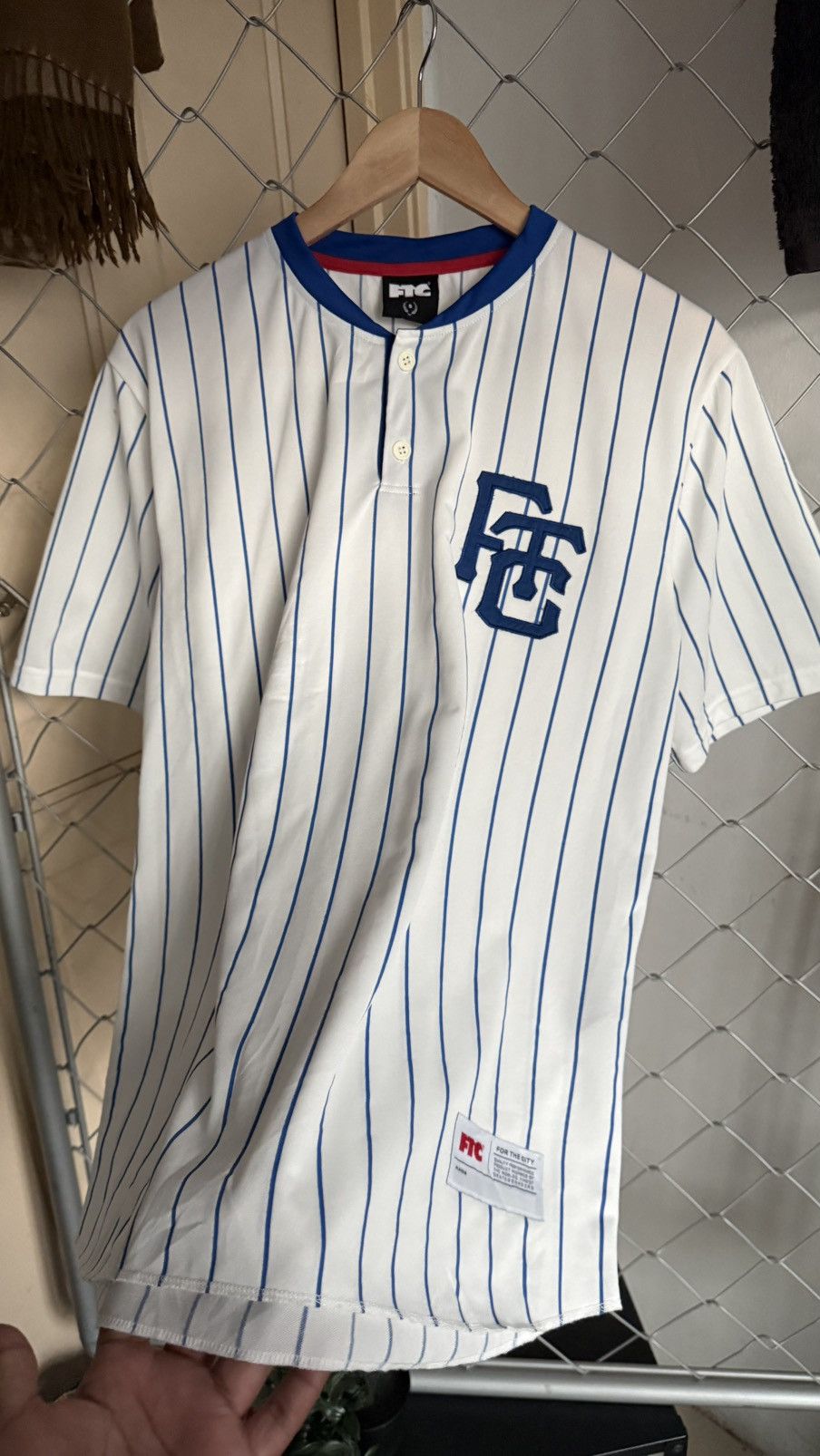 FTC FTC STRIPED BASEBALL JERSEY JAPAN MADE Size US S / EU 44-46 / 1 - 3 Thumbnail