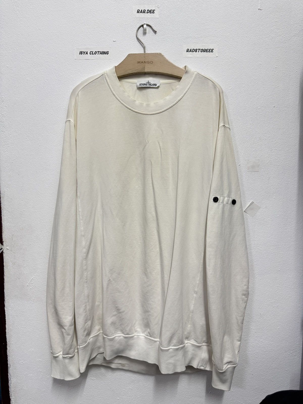 Stone Island Stone Island Airism Sweatshirt (Missing Patches) Size US XL / EU 56 / 4 - 1 Thumbnail