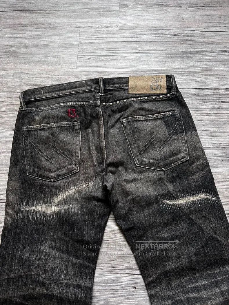Neighborhood Neighborhood Hong Kong Limited Gold Bird Embroidery Jeans. Size US 33 - 5 Thumbnail