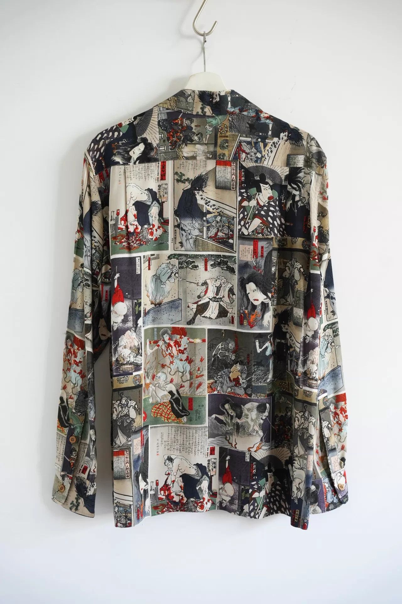 Wacko Maria Wacko Maria 18AW Hyakki Yakai AOP Cuban Shirt Size US M / EU 48-50 / 2 - 2 Thumbnail