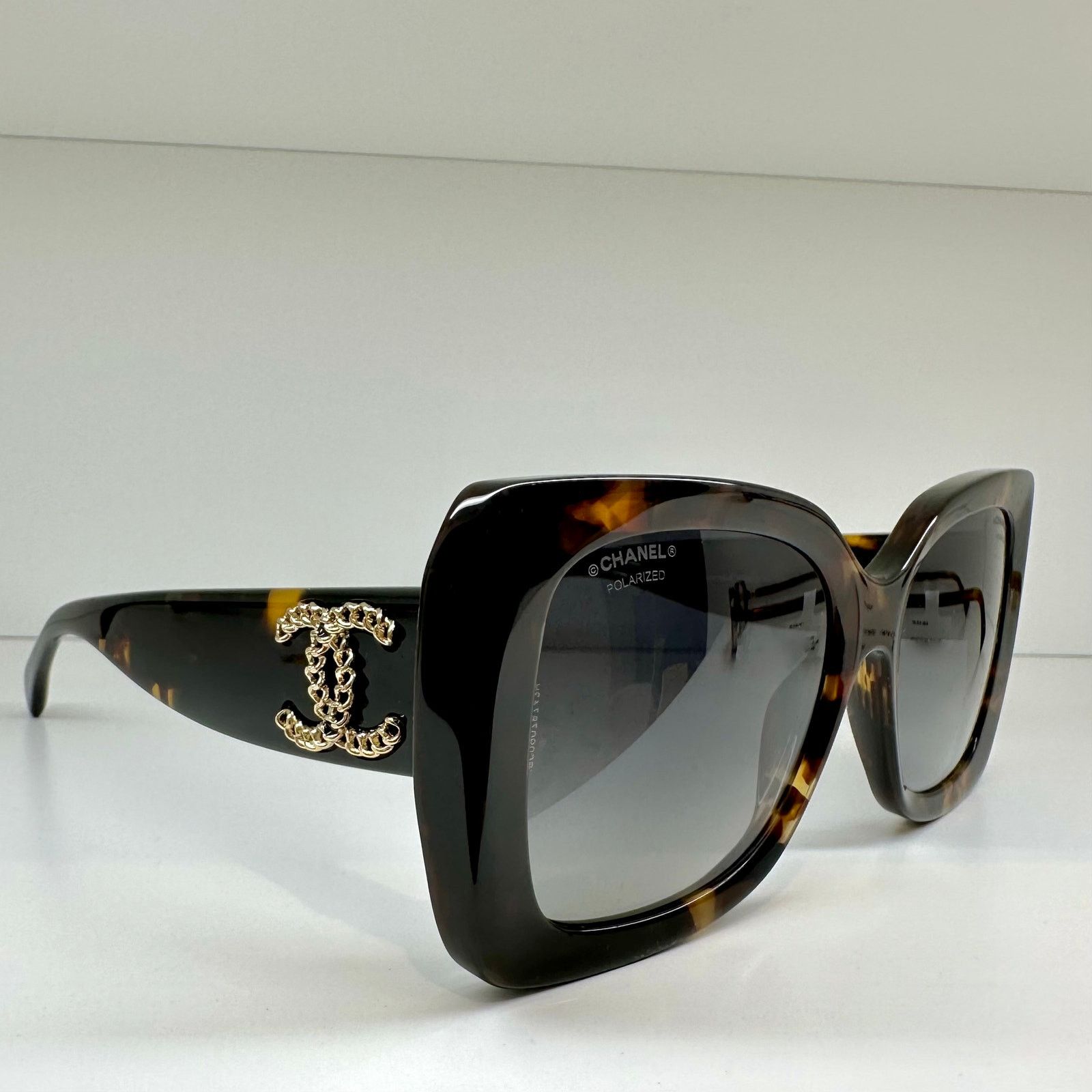 New CHANEL Sunglasses 2025 Release Brown Polarized Square
