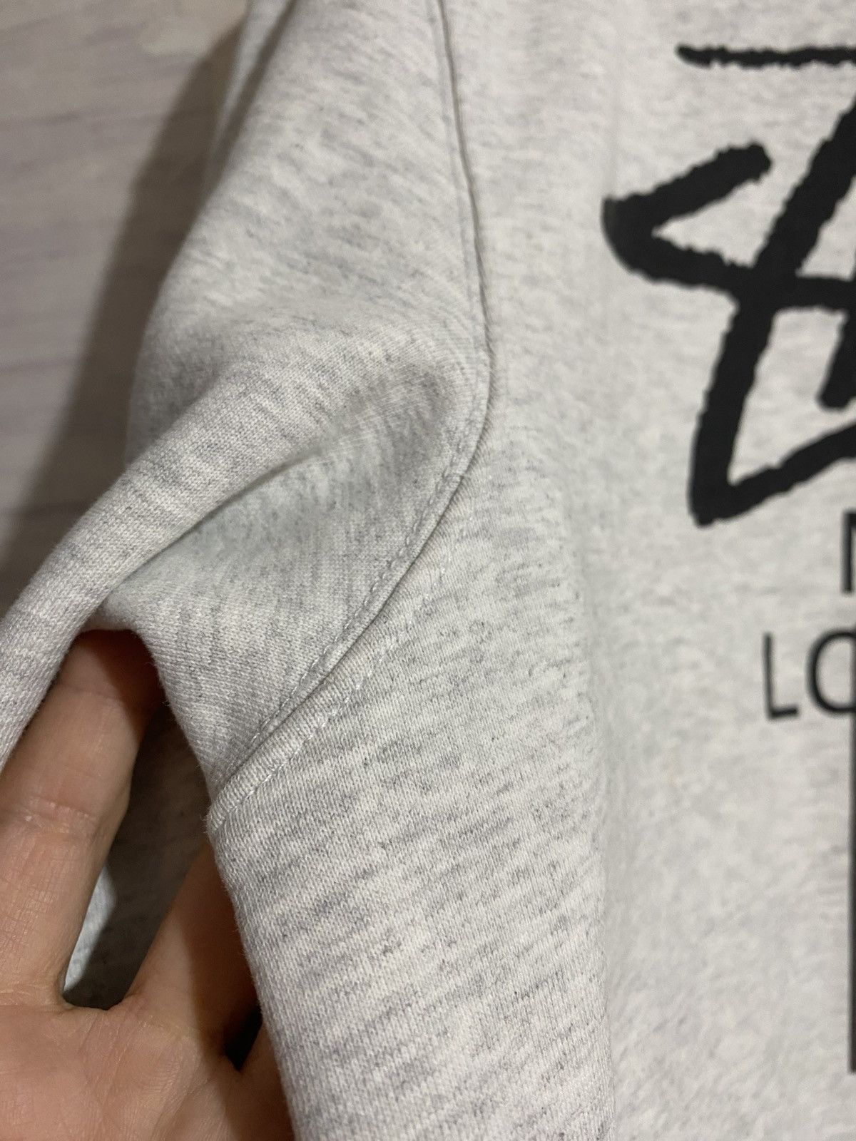 Dover Street Market × Stussy Stussy x Dover Street Market Grey Sweatshirt Size US M / EU 48-50 / 2 - 3 Thumbnail