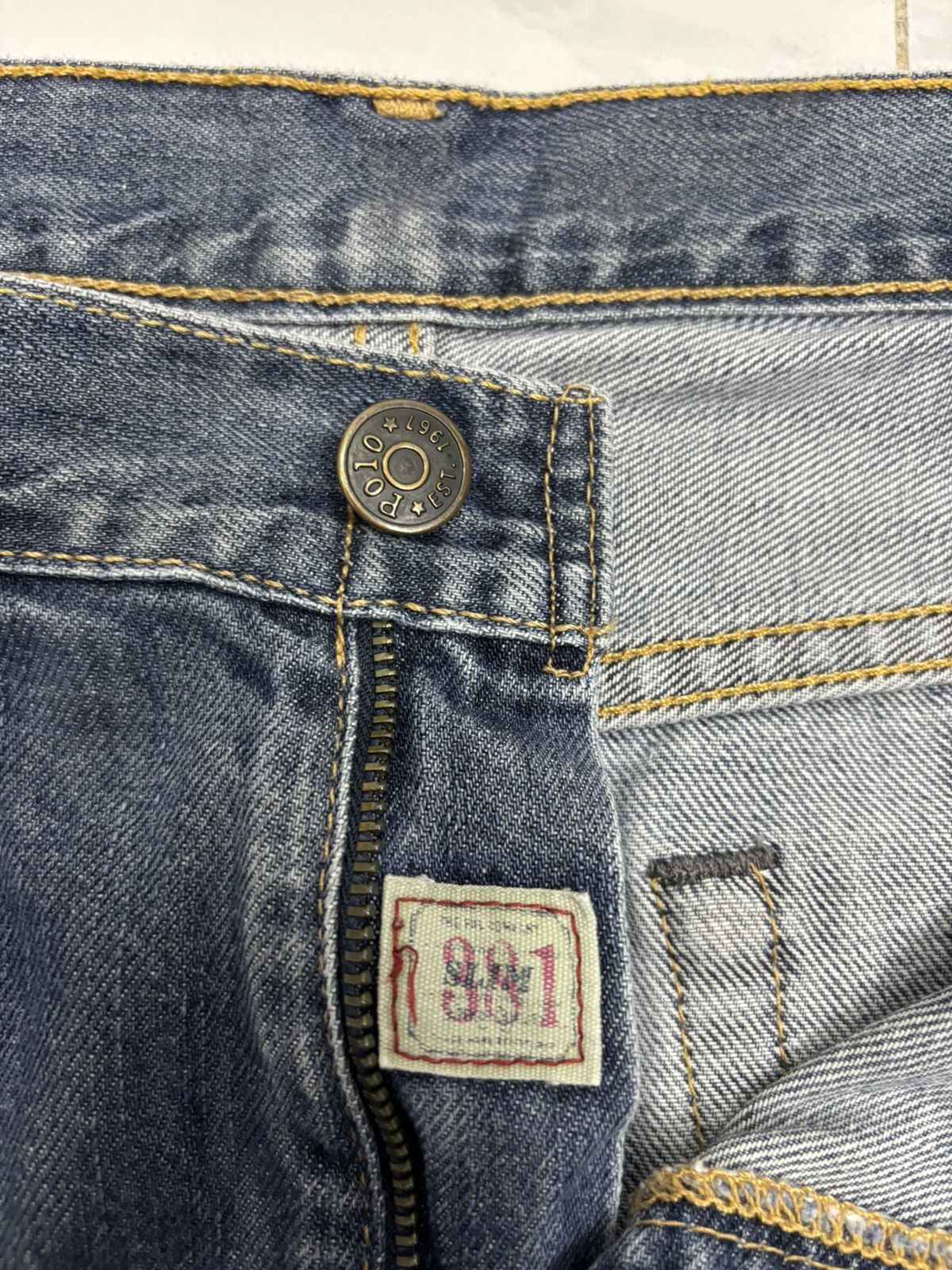 Polo Ralph Lauren Polo Ralph Lauren Distressed Blue Denim Jeans Size US 32 / EU 48 - 10 Thumbnail