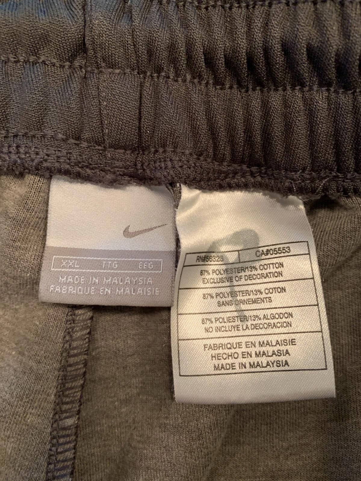 Nike Nike grey yellow stripe basketball track pants 2XL Size US 40 / EU 56 - 3 Thumbnail