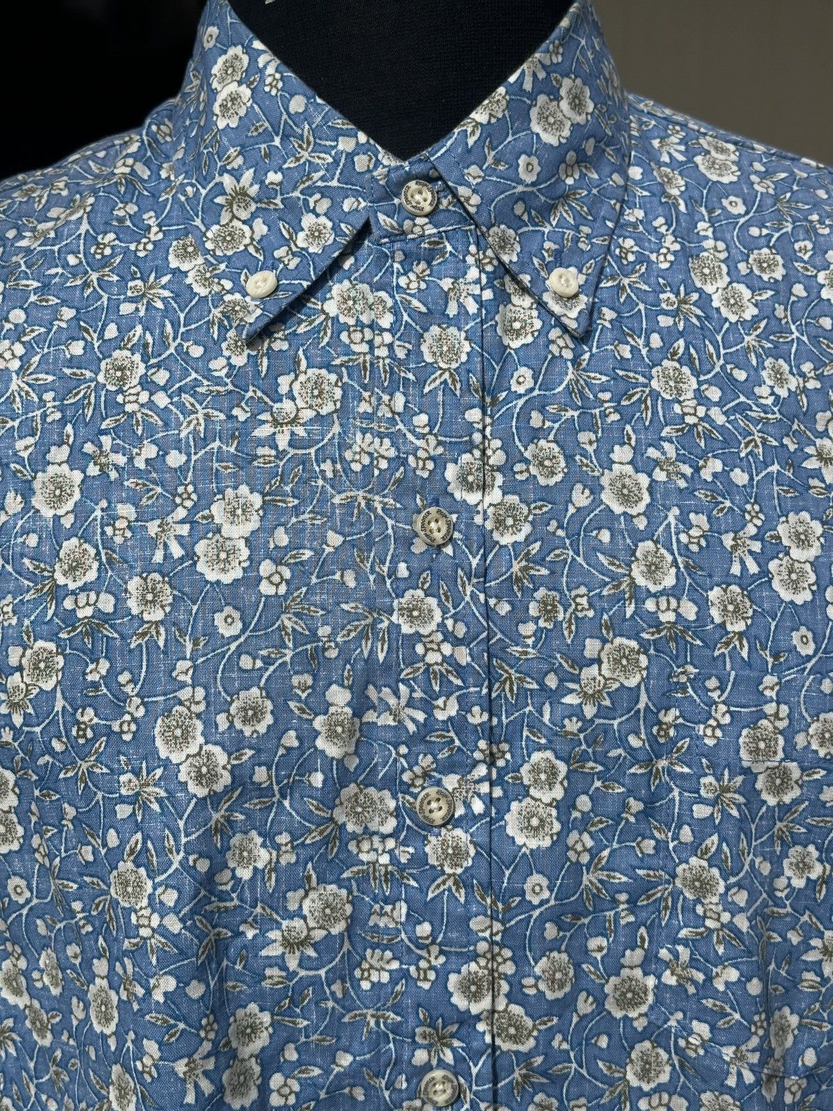 Reyn Spooner PreOwned Reyn Spooner Classic Blue Hawaiian Print Men's M Size US M / EU 48-50 / 2 - 3 Thumbnail